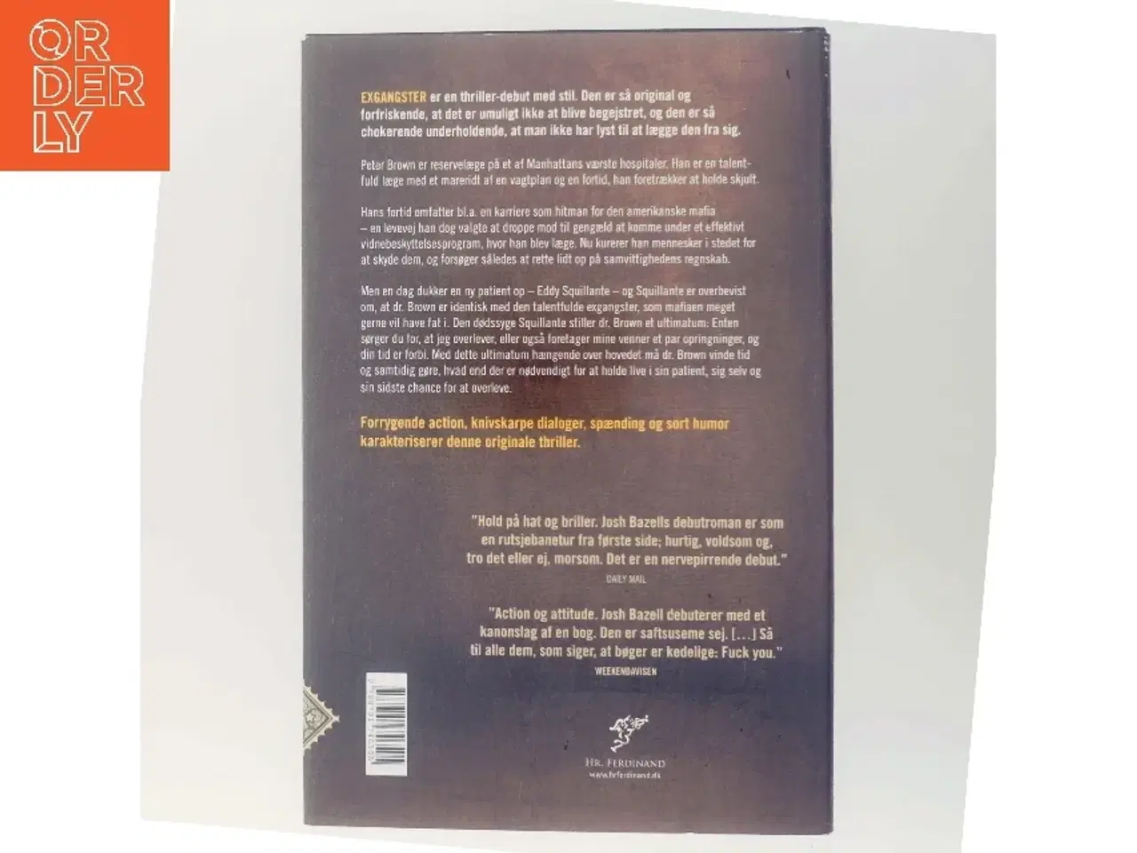 Billede 3 - Exgangster af Josh Bazell (Bog)