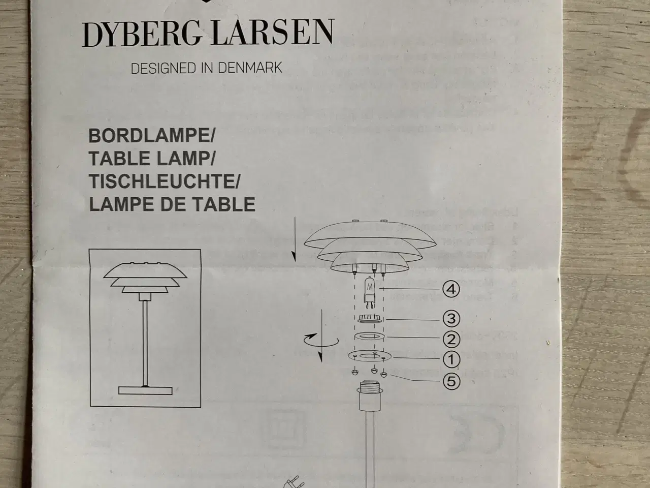 Billede 2 - Gulvlampe mrk. Dyberg Larsen ;-)