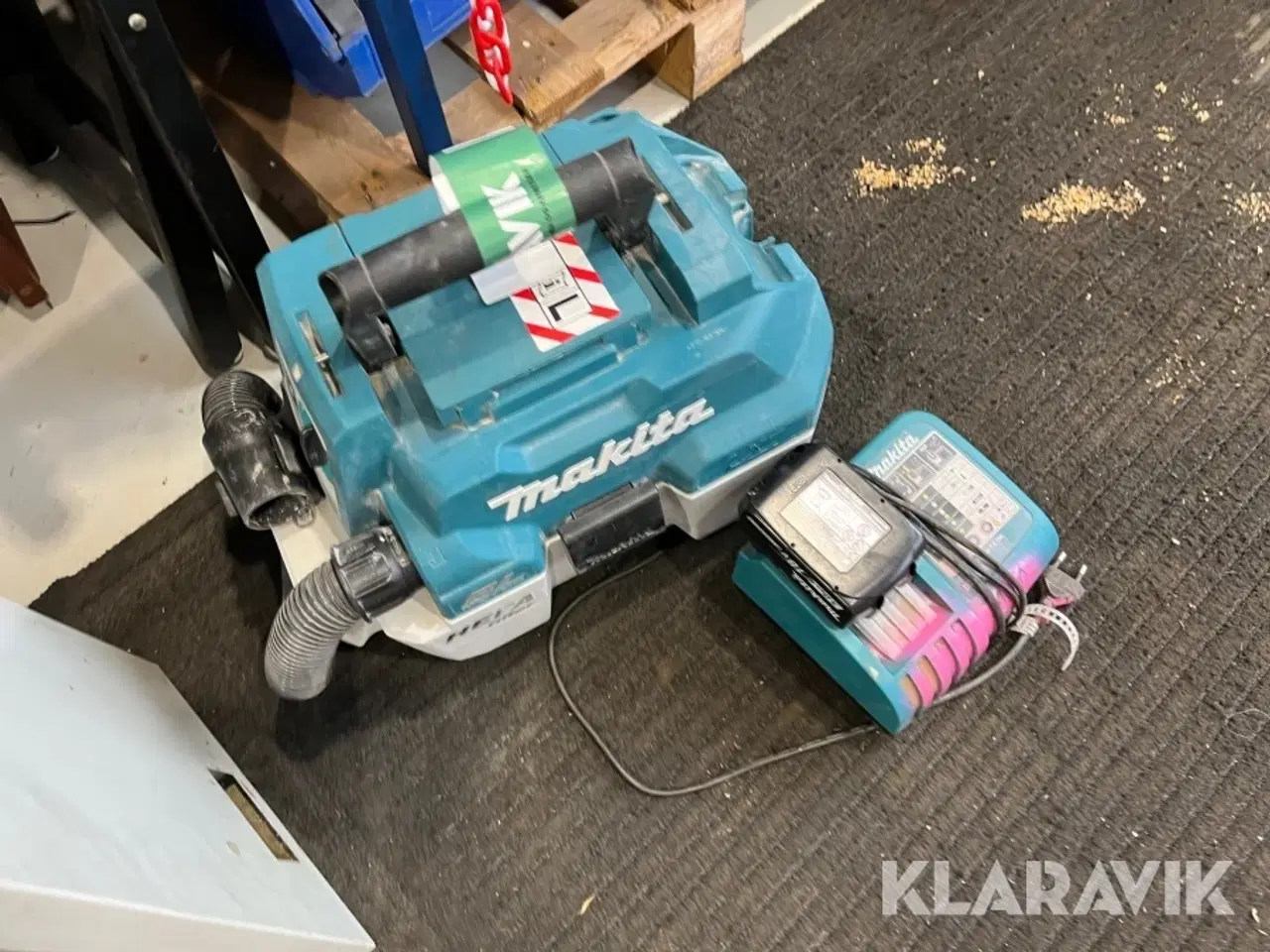 Billede 6 - Støvsuger med batteri og lader Makita LXT
