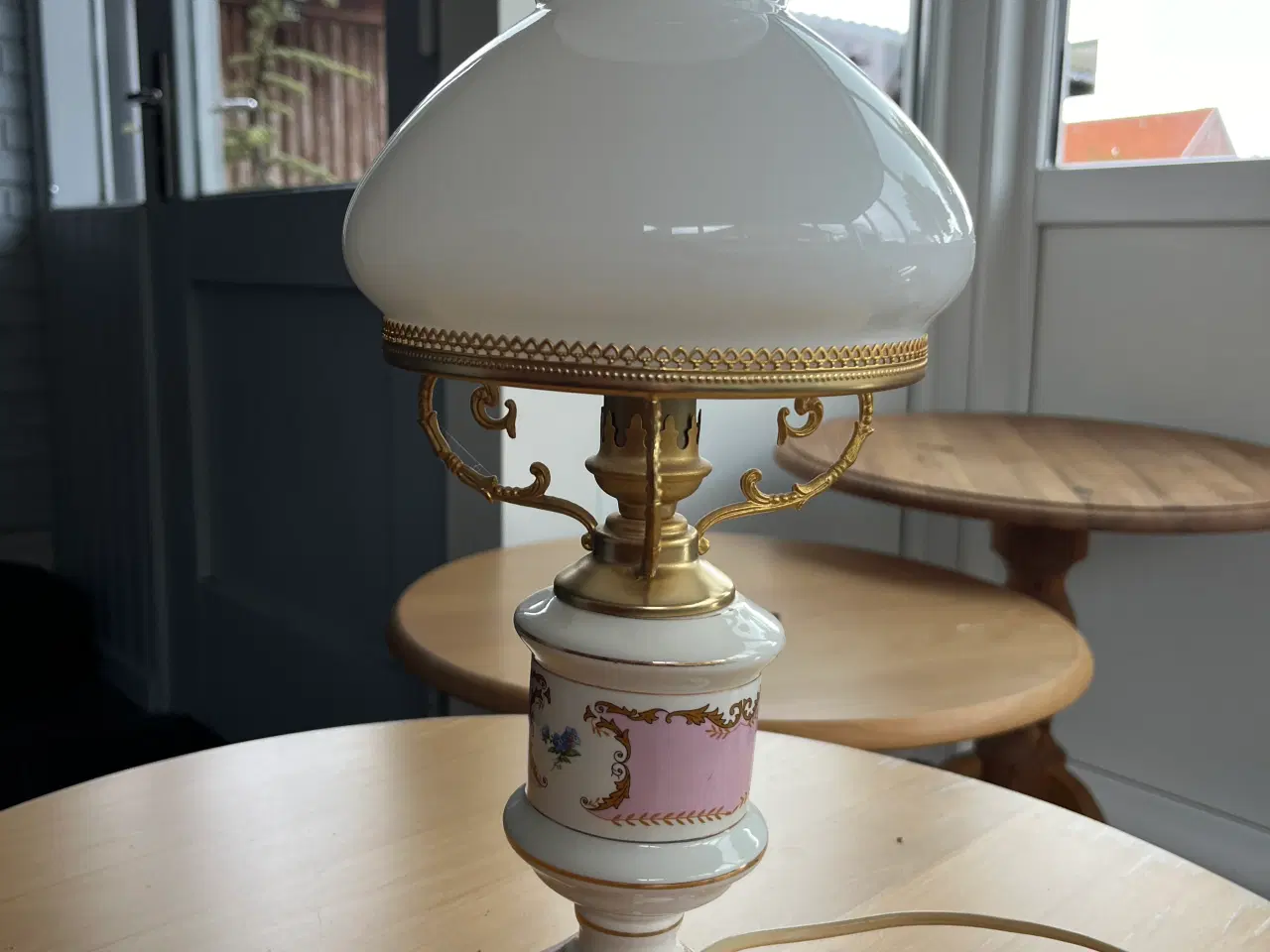 Billede 1 - Antik Bordlampe