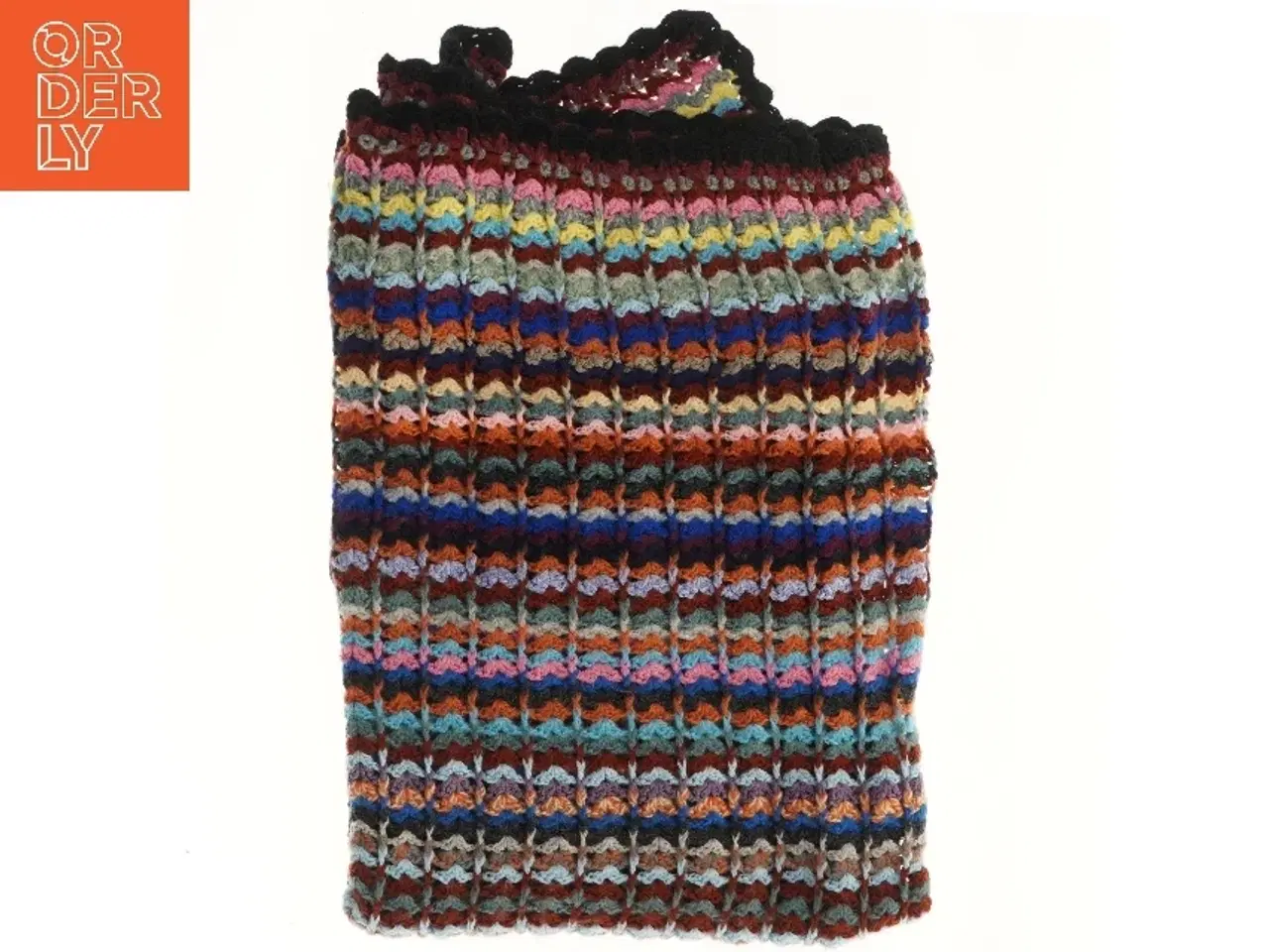 Billede 1 - Farverigt tæppe (str. 116x120 cm)