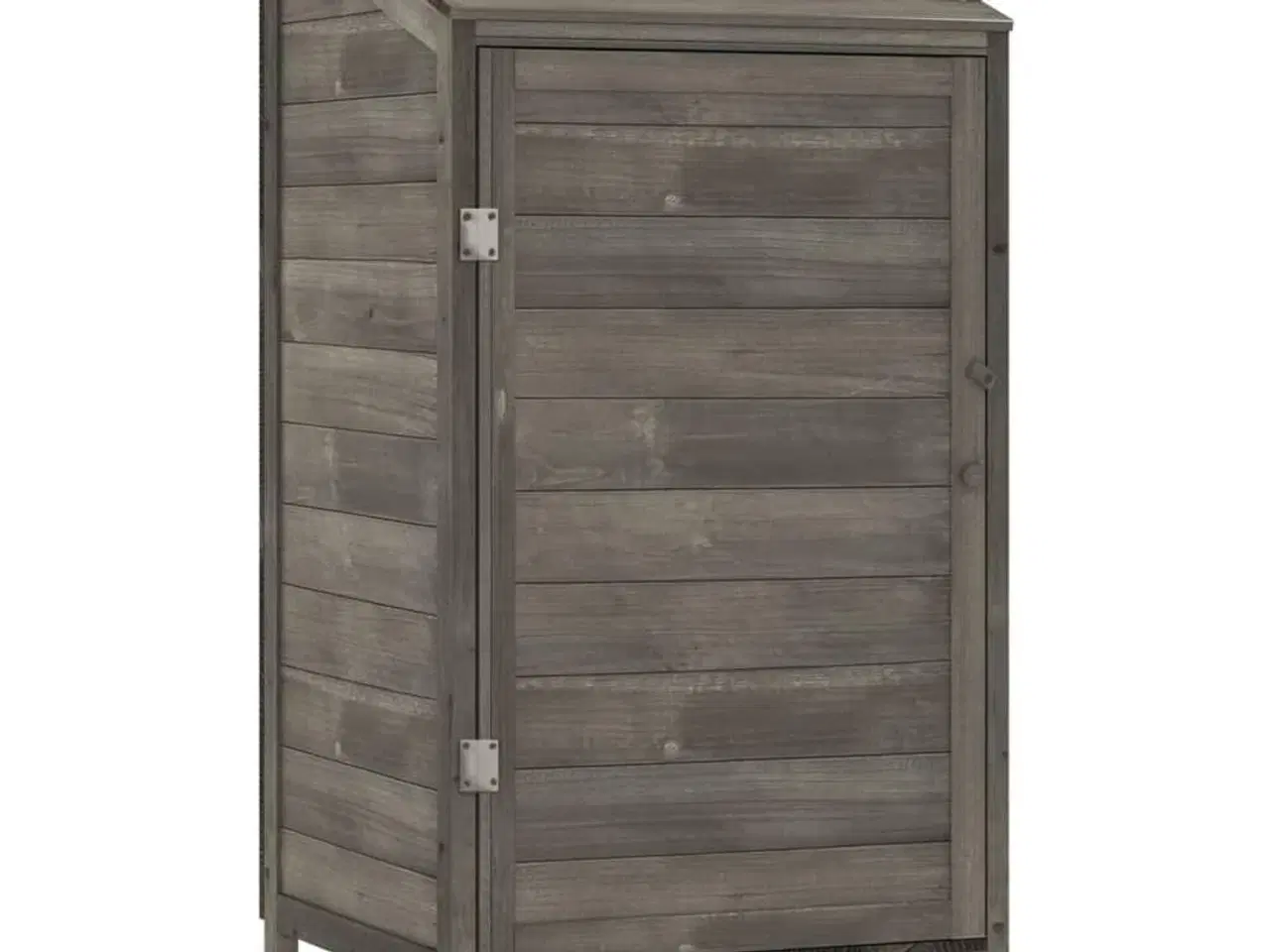 Billede 2 - Haveskur 55x52x112 cm massivt grantræ antracitgrå
