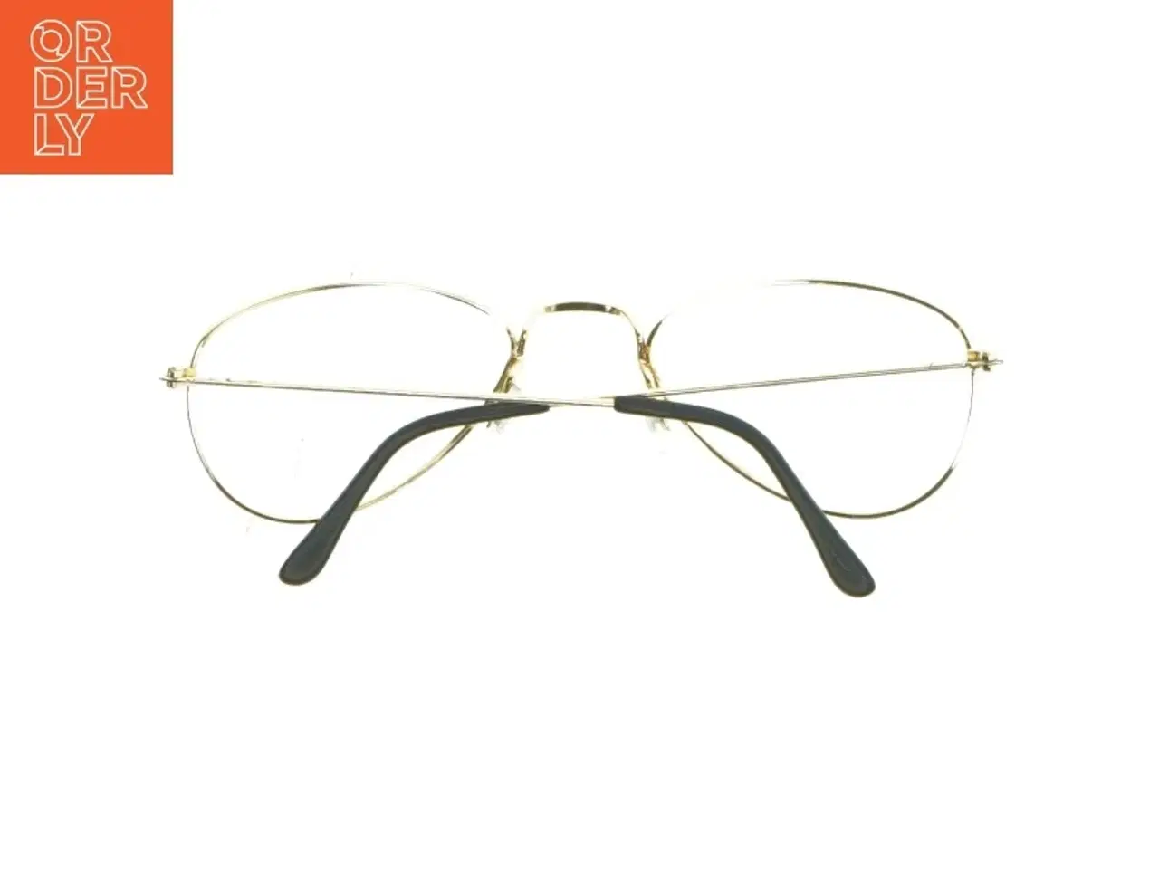 Billede 2 - Guldfarvede briller med metalramme (str. 14,5 cm)