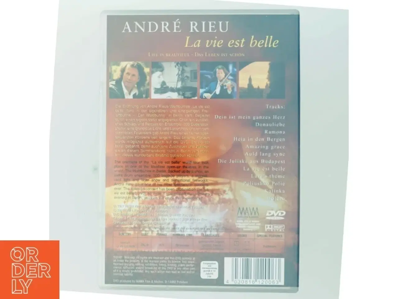 Billede 3 - André Rieu - La vie est belle DVD