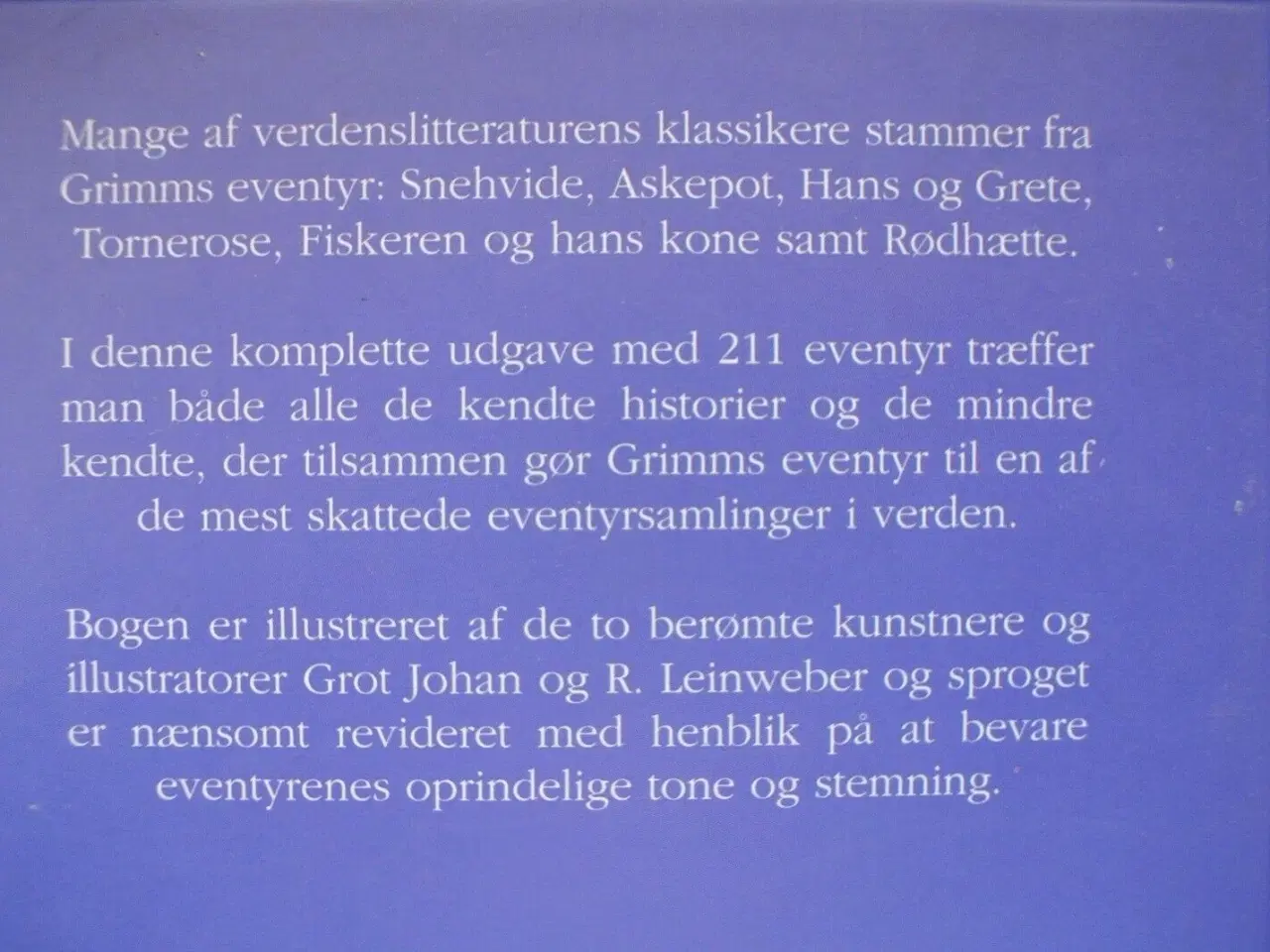 Billede 2 - eventyr, Af brødrene grimm