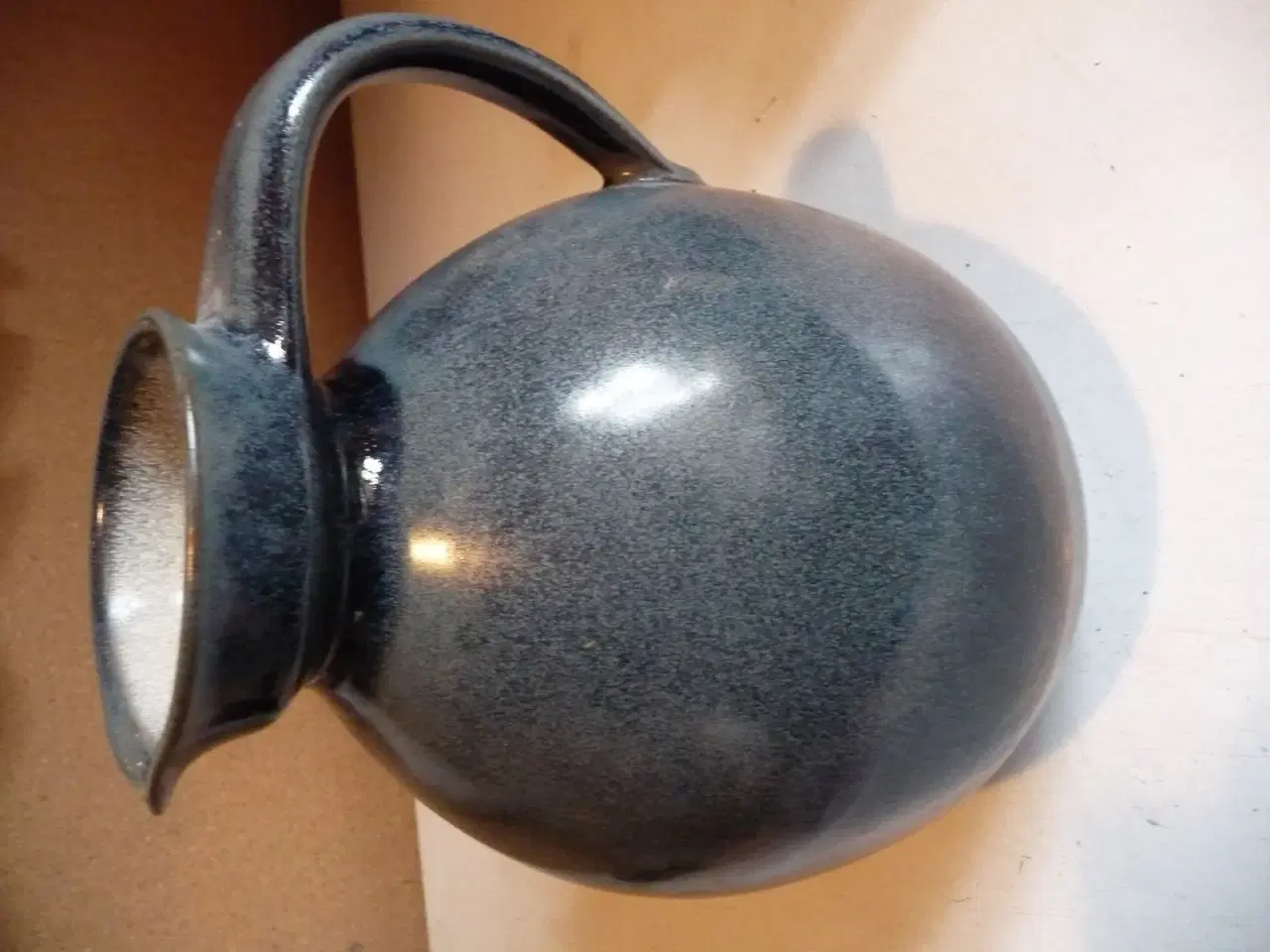 Billede 2 - gråblå keramik vase, KMK manuell