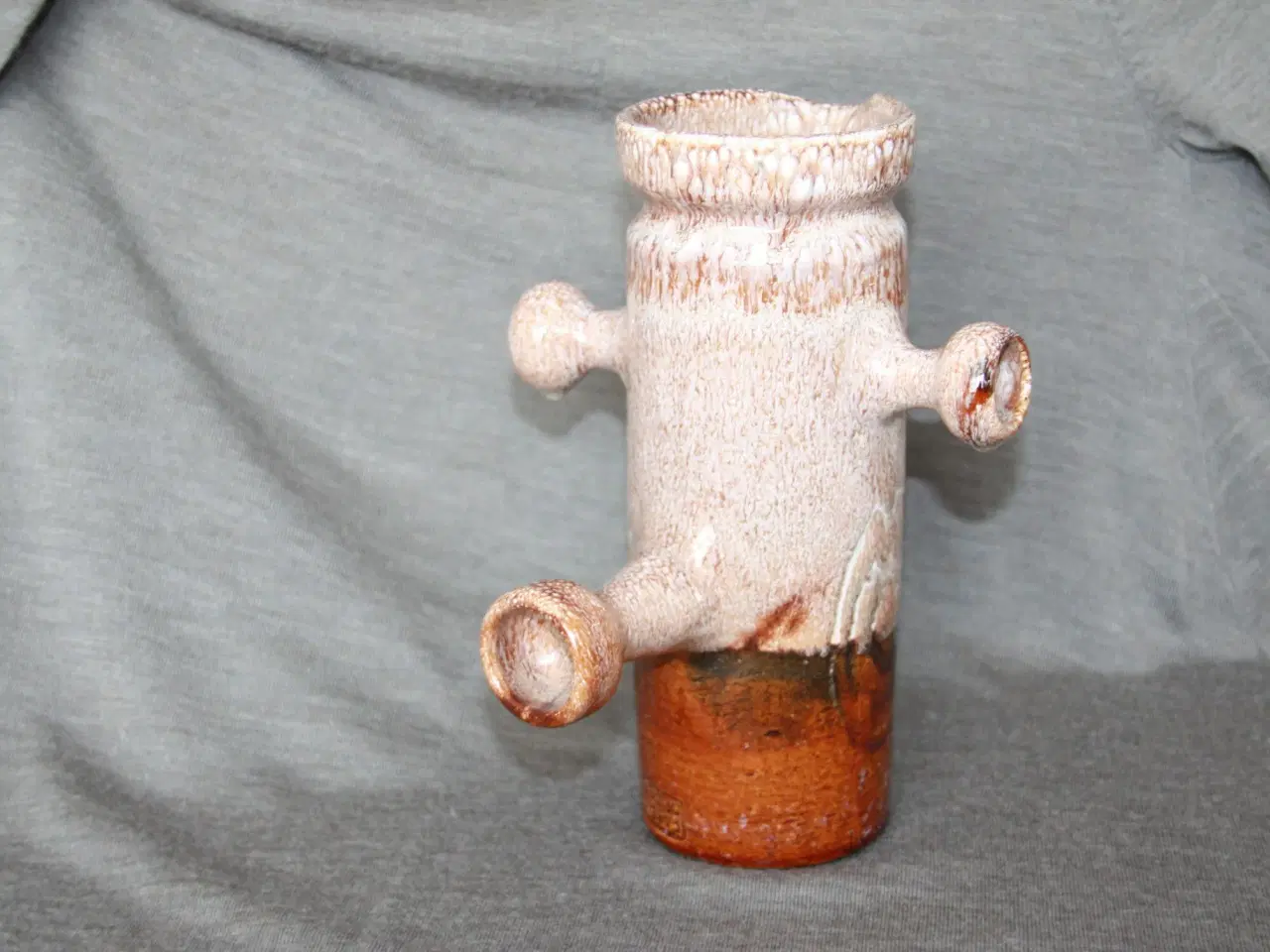 Billede 2 - Retro keramisk vase / kande højde 22,5 cm