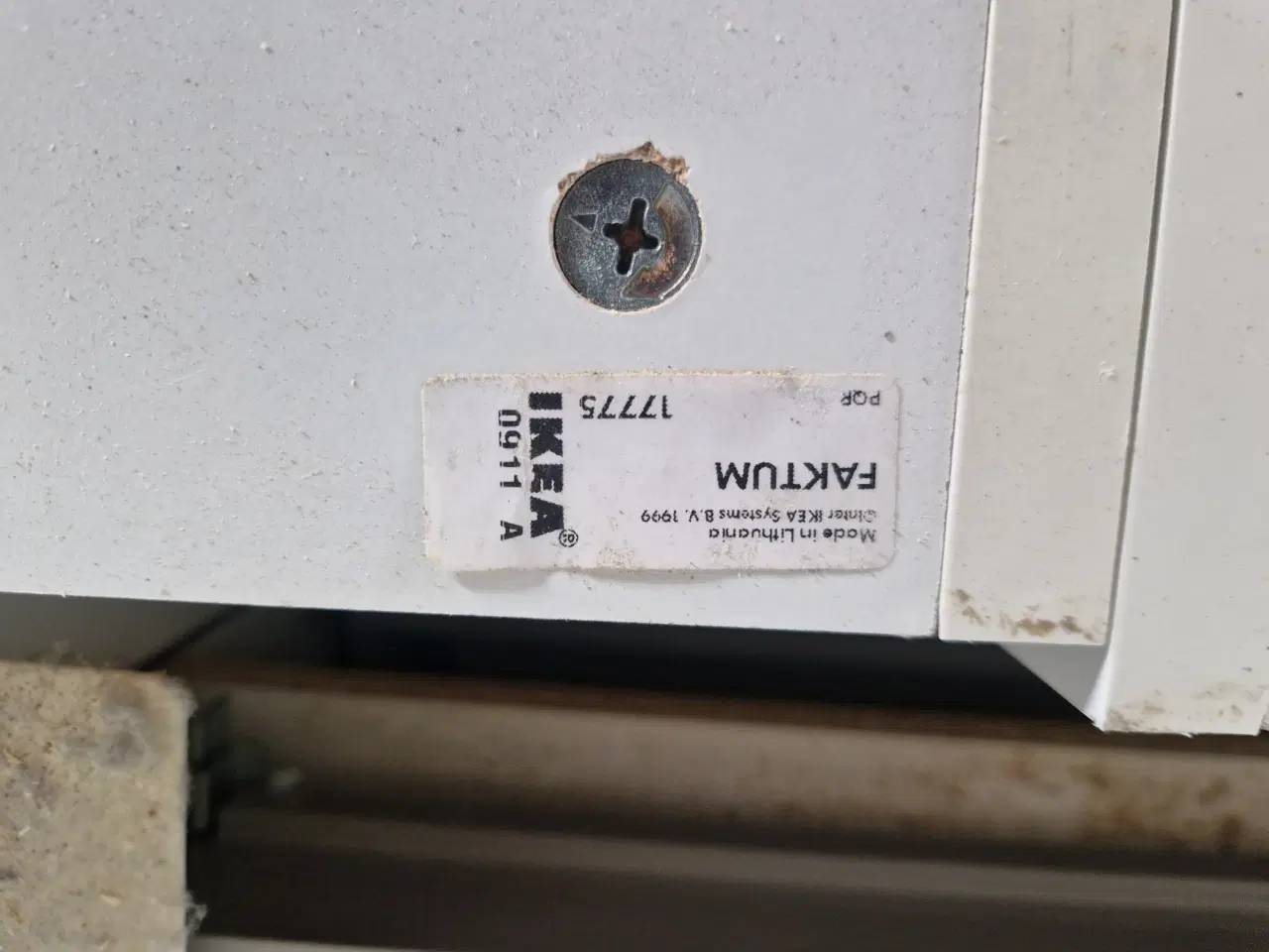 Billede 5 - 4 stk. Brugte IKEA Factum overskabe med glaslåger 