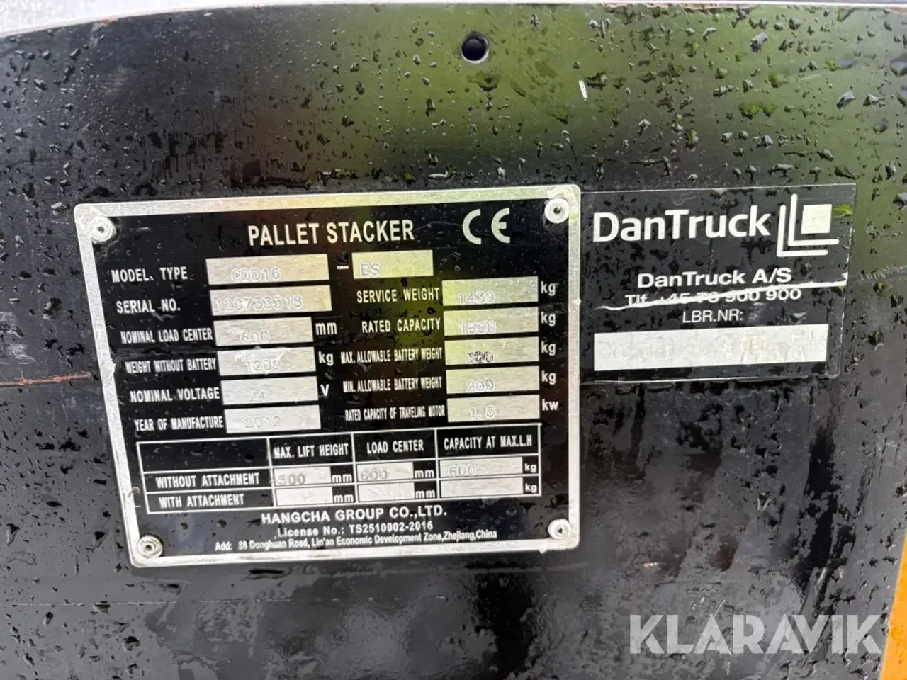 Billede 9 - Stabler Dantruck CDD16