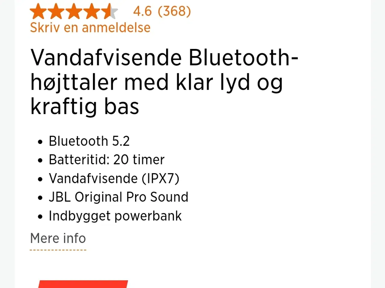 Billede 1 - JBL charge essential 2 