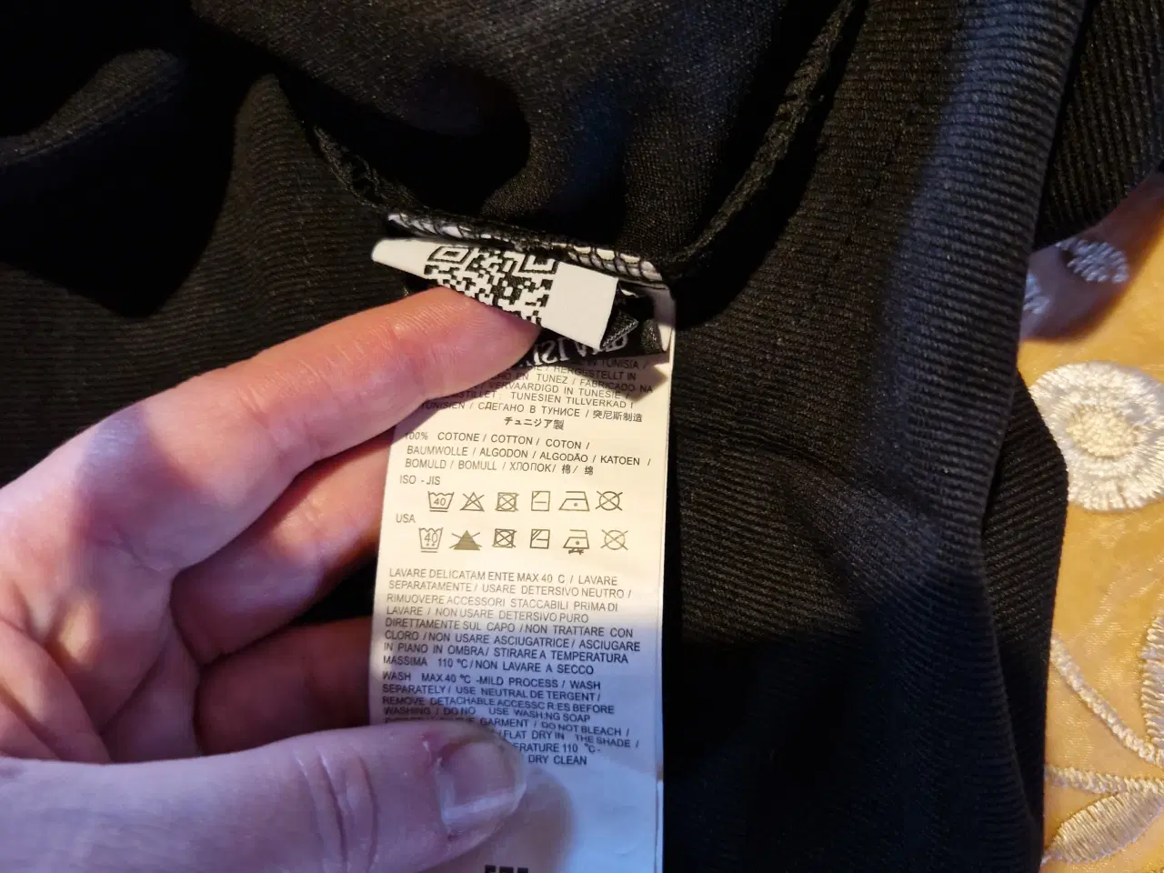 Billede 4 - Stone Island skjorte bomuld herre sort str. M