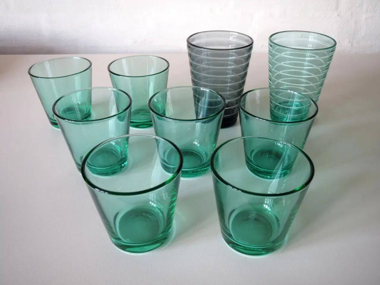 Billede 1 - Iittala drikkeglas, 7 Kaj Franck og 2 Aino Aalto