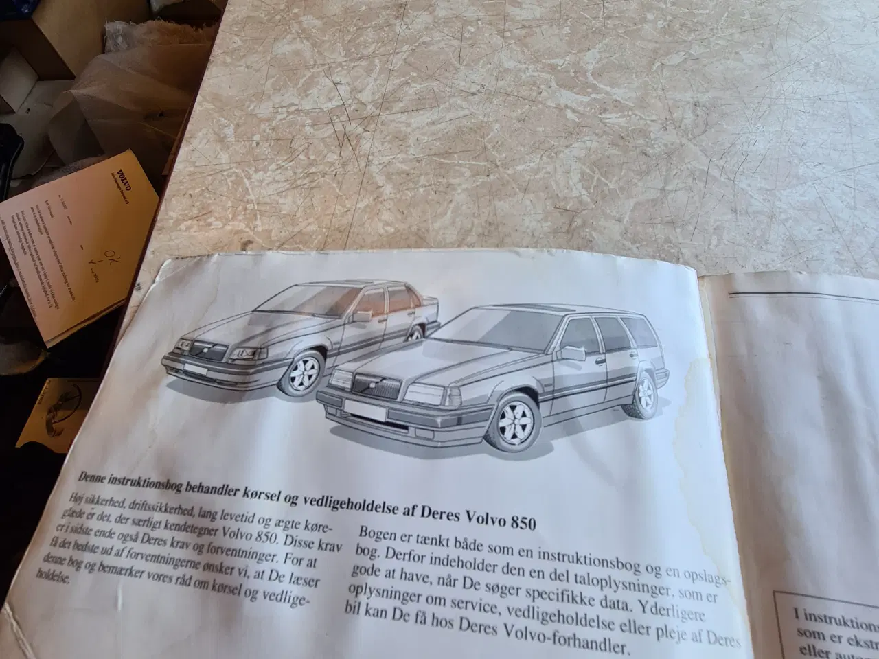 Billede 4 - Brugt instruktions bog Volvo 850