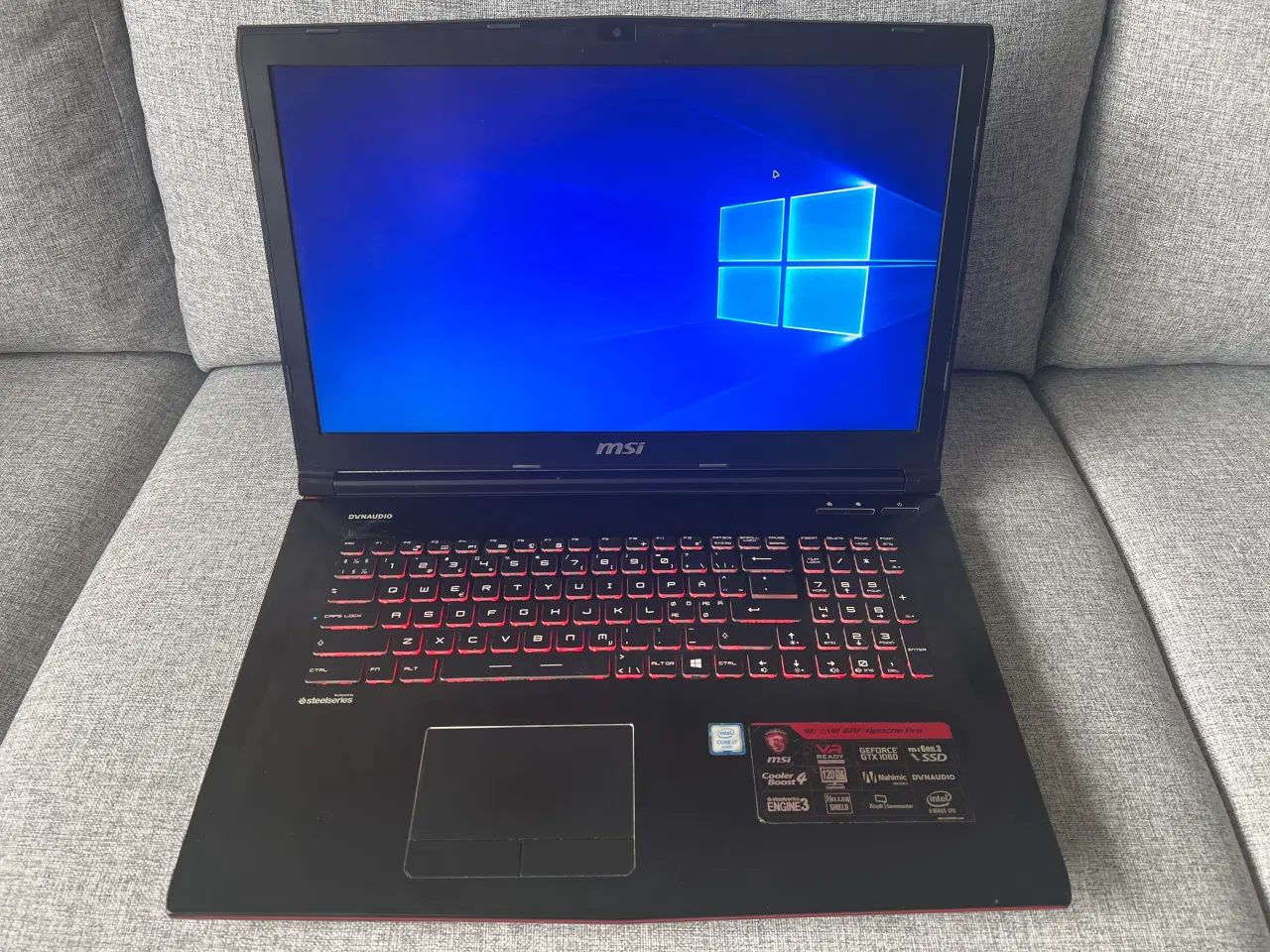 Billede 1 - MSI GE72VR 6RF Apache Pro intel i7 Gaming
