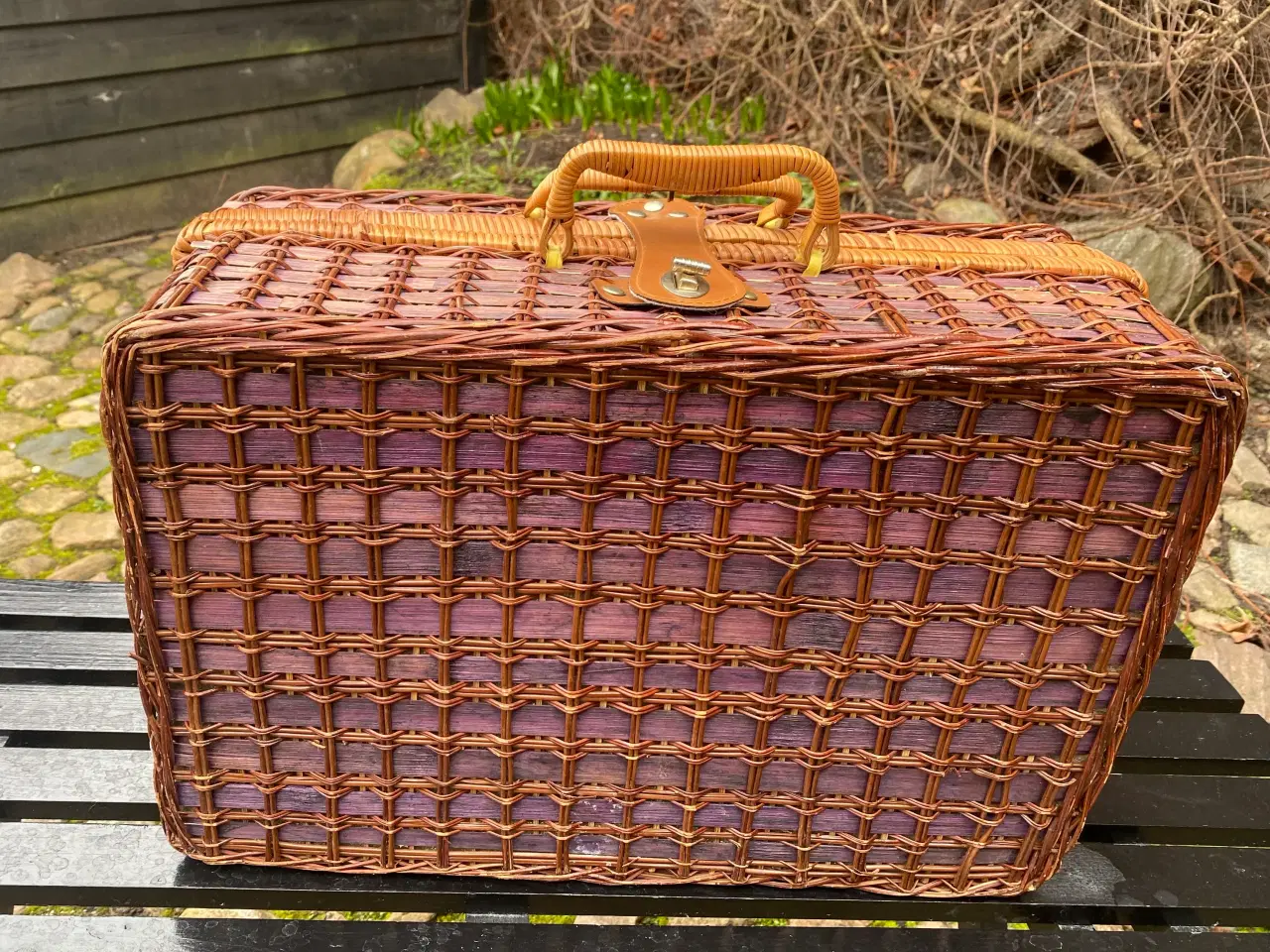 Billede 1 - Vintage kuffert picnickurv