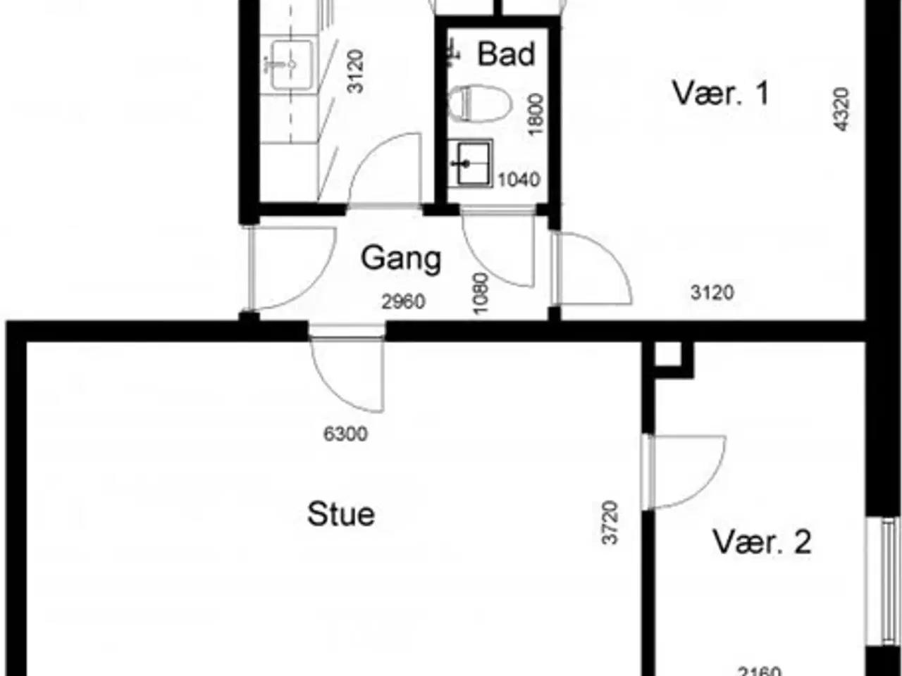 Billede 1 - Viborgvej, 76 m2, 3 værelser, 5.092 kr., Skive, Viborg