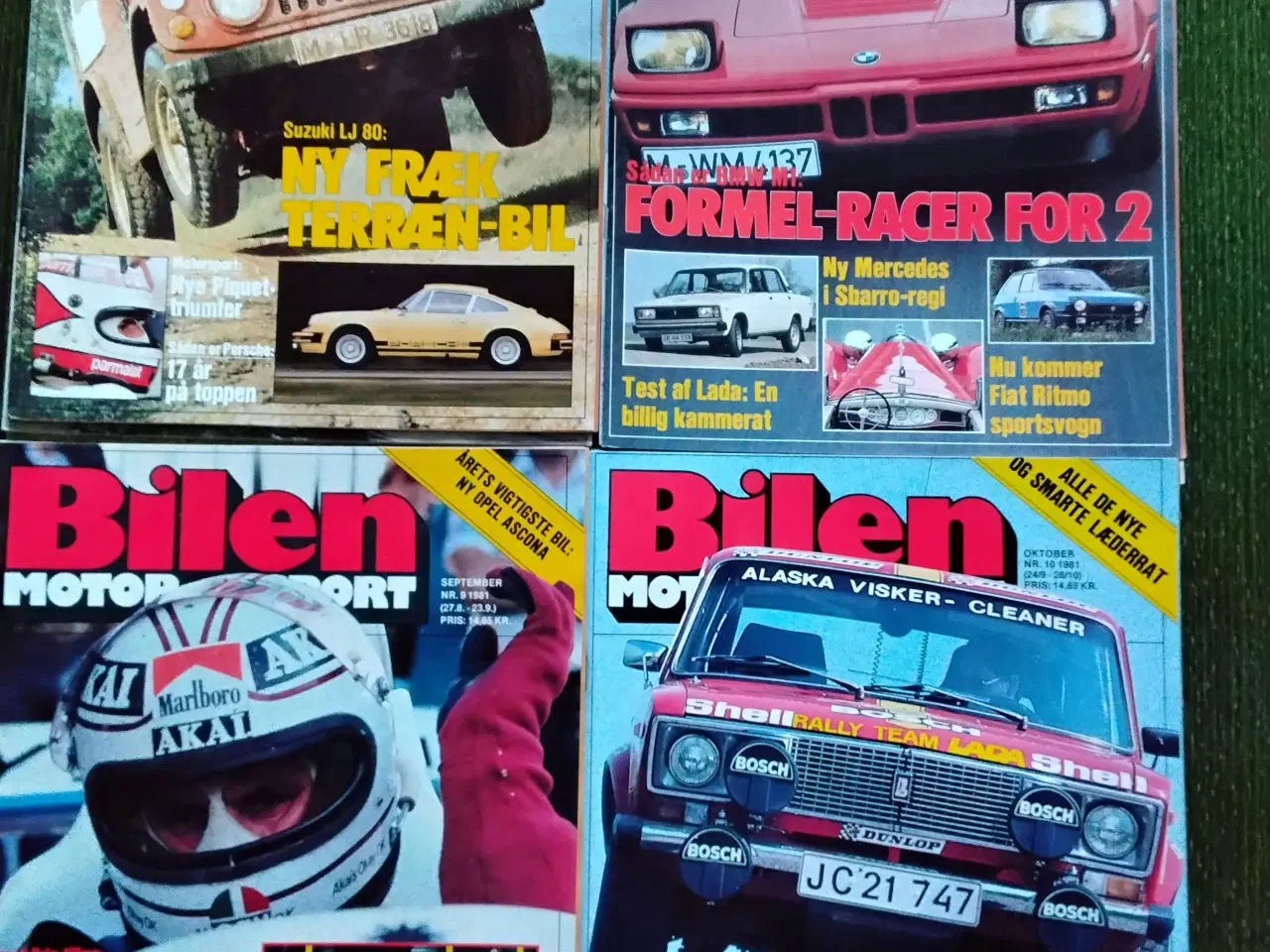 Billede 5 - Bilen Motor & Sport 1977–1982 – Enkeltblade!