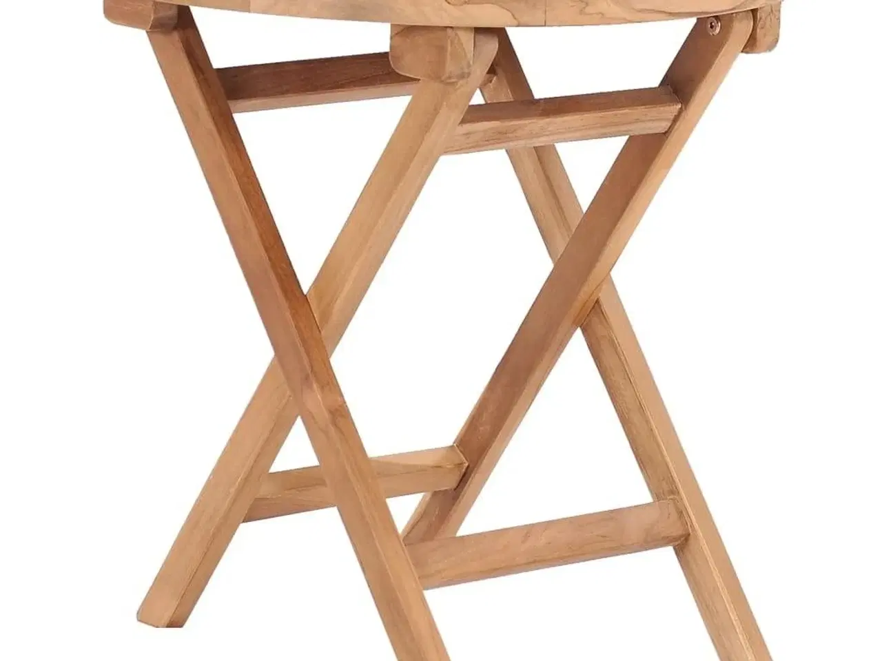 Billede 1 - Foldbart havebord 45 cm massivt teaktræ