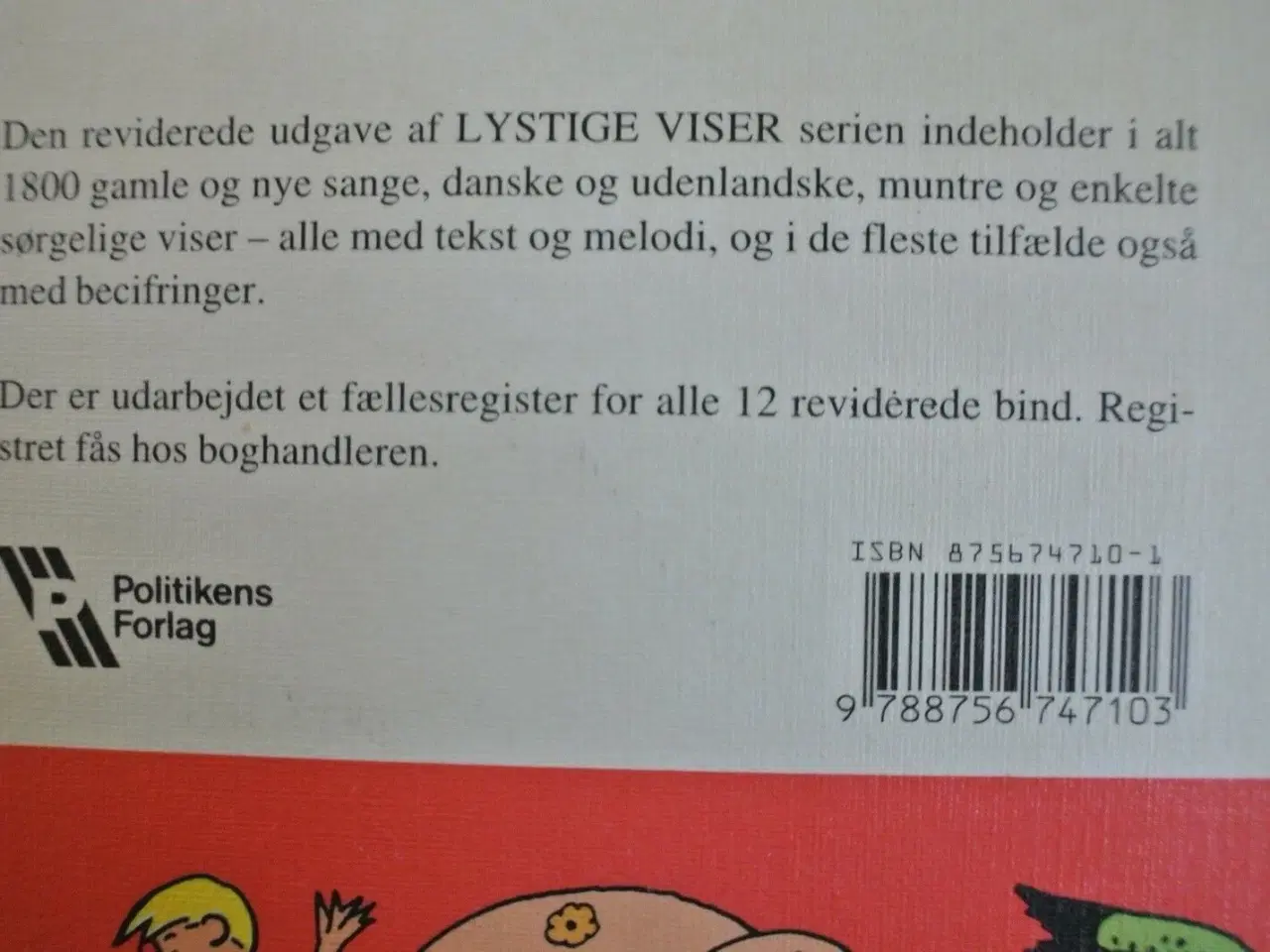Billede 2 - lystige viser 2 - tekster noder, becifringer, red.