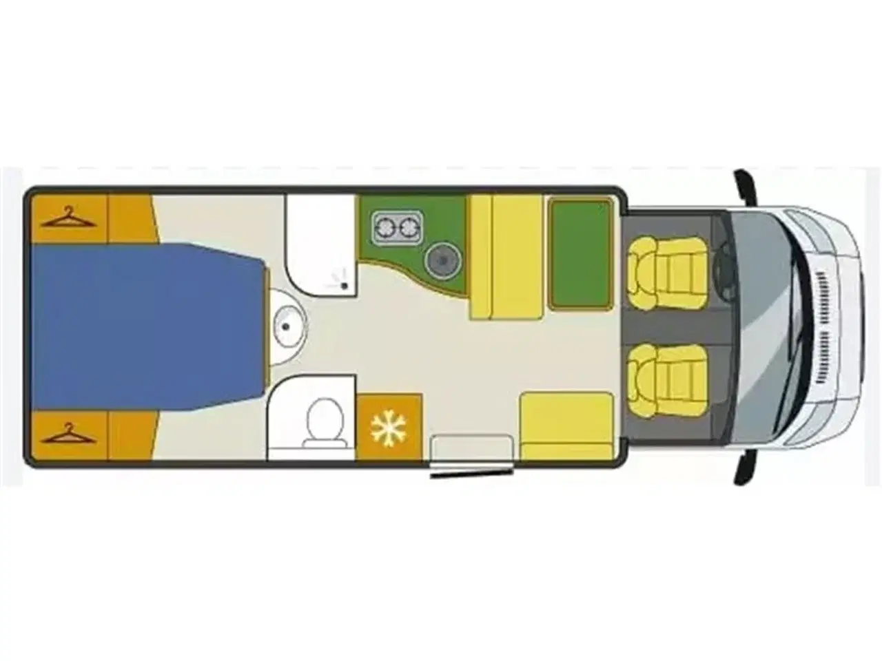 Billede 5 - 2016 - Chausson Welcome 728 EB   Pæn og velholdt Chausson Welcome 728 EB - Kan nu opleves hos Camping-Specialisten i Silkeborg