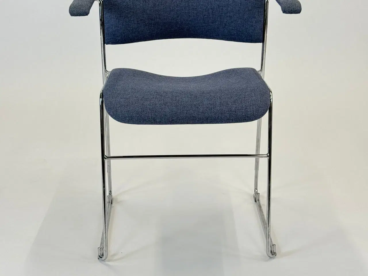 Billede 3 - Howe | 40/4 Konferencestol (Blå m. Krom Stel)