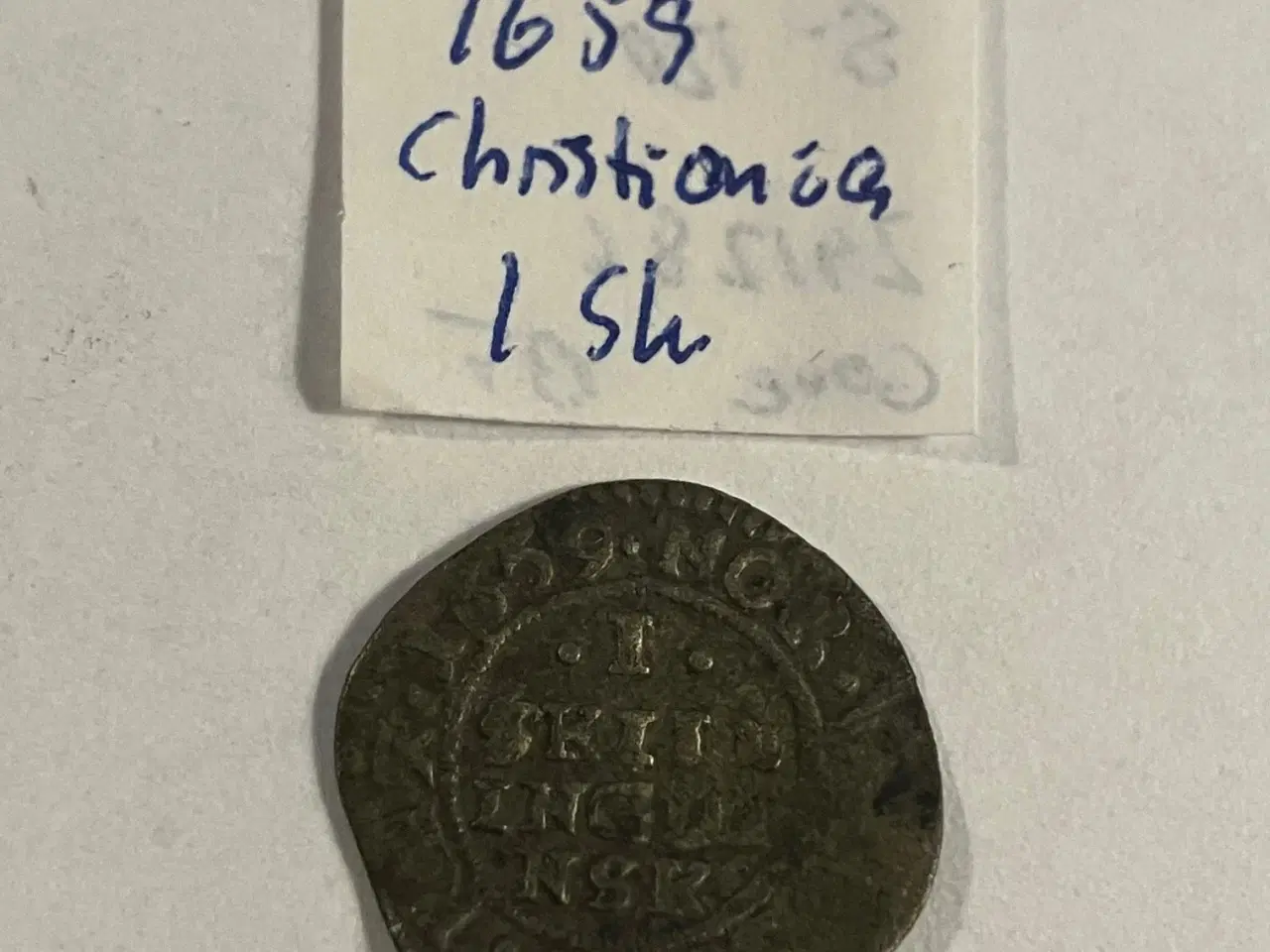 Billede 1 - 1 Skilling 1659 Norge
