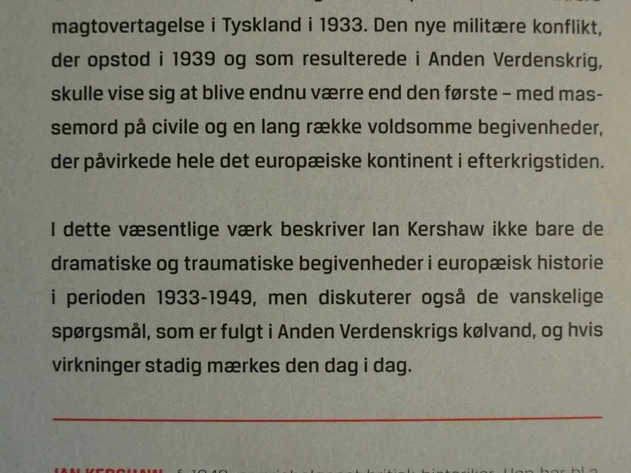 Billede 3 - hevede tur-retur - europa 1933-1949, af ian kersha