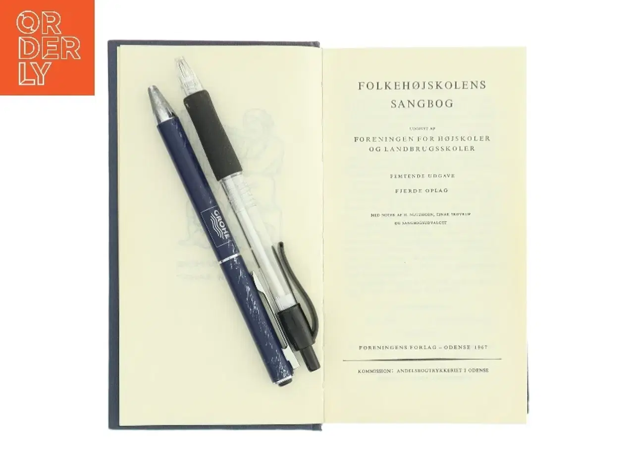 Billede 2 - Folkehøjskolens Sangbog af H. Nutzhorn (Bog)