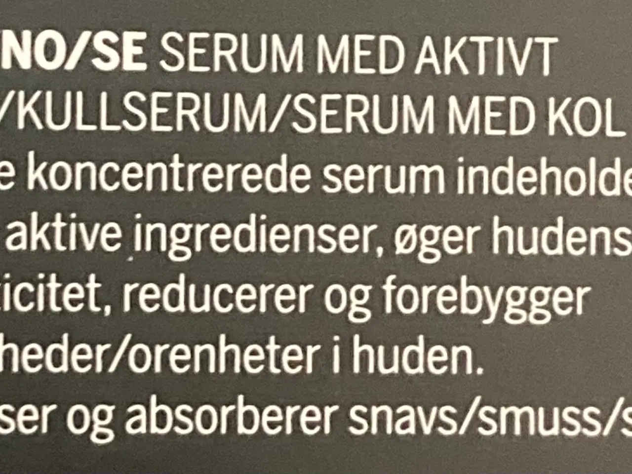 Billede 2 - Helt ny Pure & Care charcoal serum