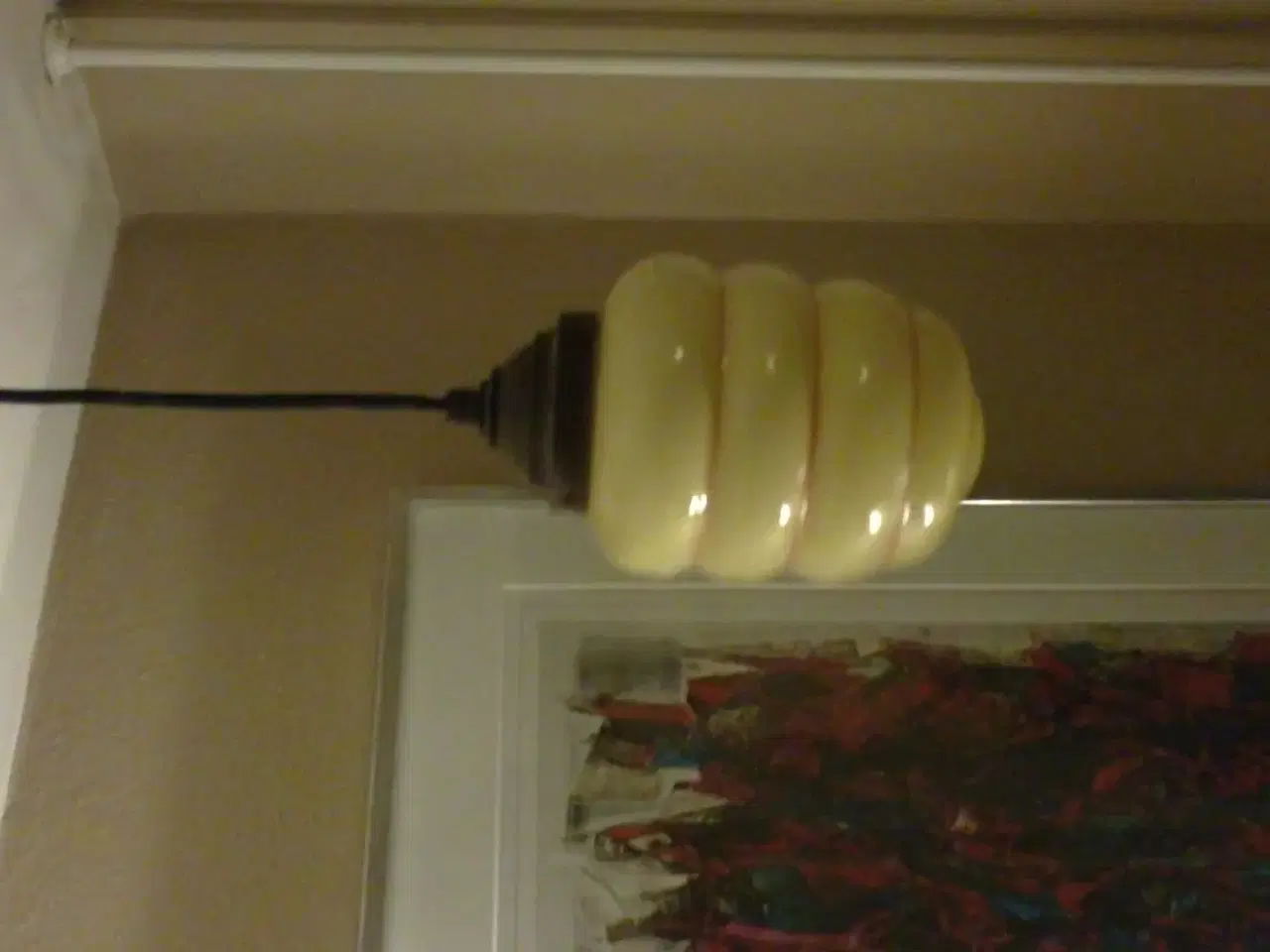Billede 1 - gammel lampe