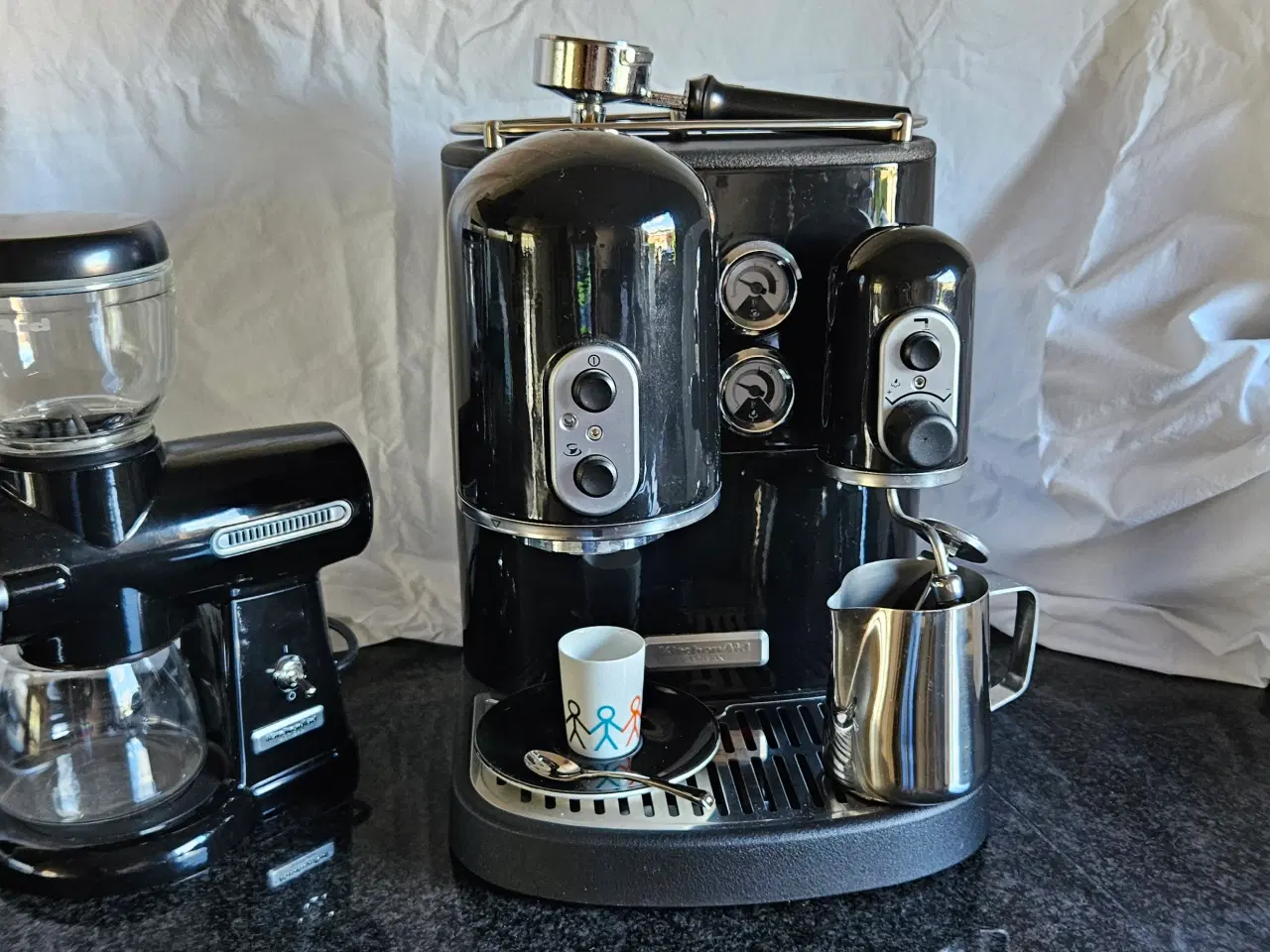 Billede 1 - Espressomaskine & Kaffekværn - KitchenAid