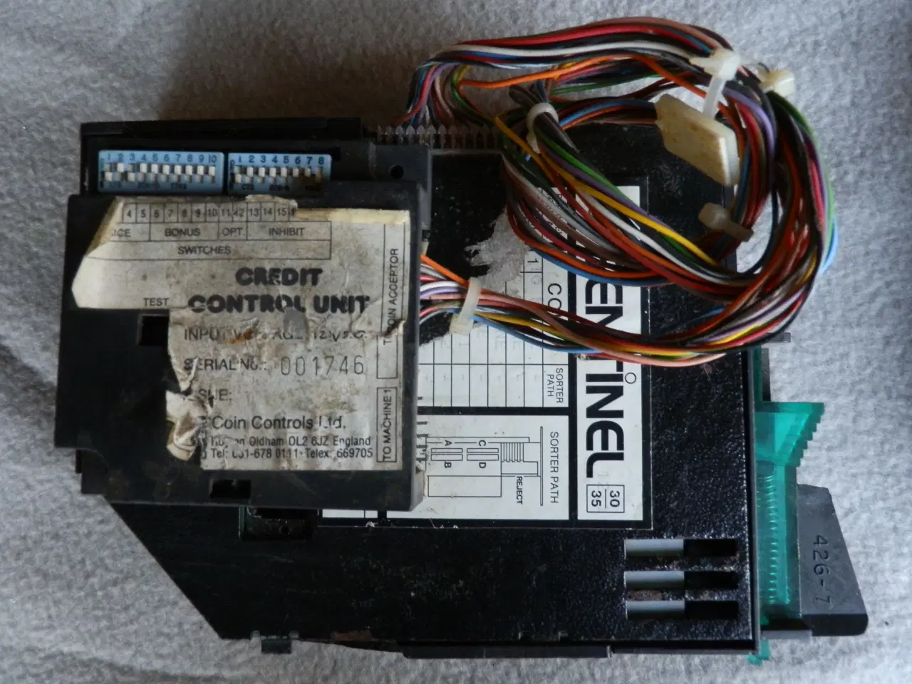 Billede 1 - Credit Control Unit til ukendte Arcade maskiner.