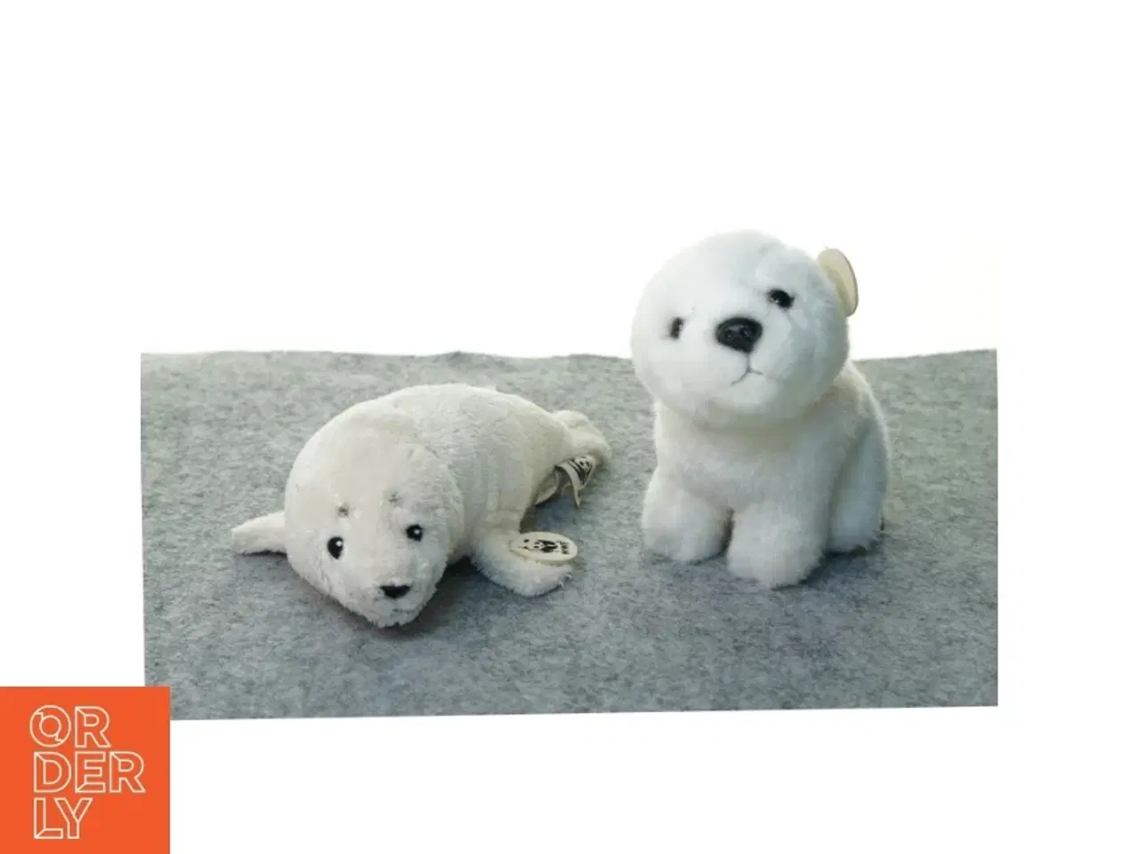 Billede 2 - Sæl og isbjørn bamse fra Wwf (str. 13 x 7 cm)