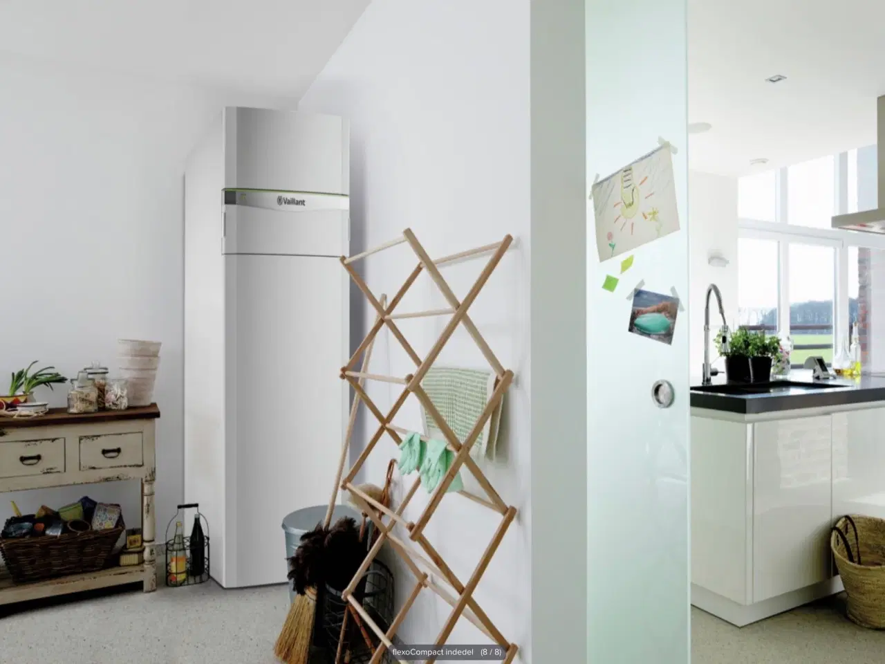 Billede 2 - Fabriksny luft/vand Vaillant 8 KW varmepumpe