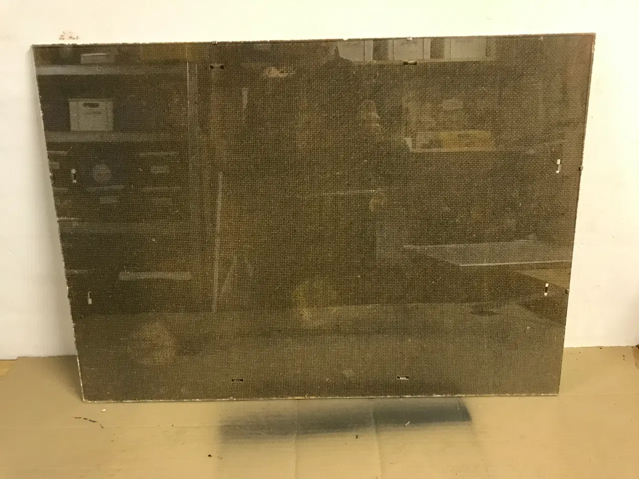 Billede 1 - Skifteramme 70 x 50 cm. med 2 mm glasplade