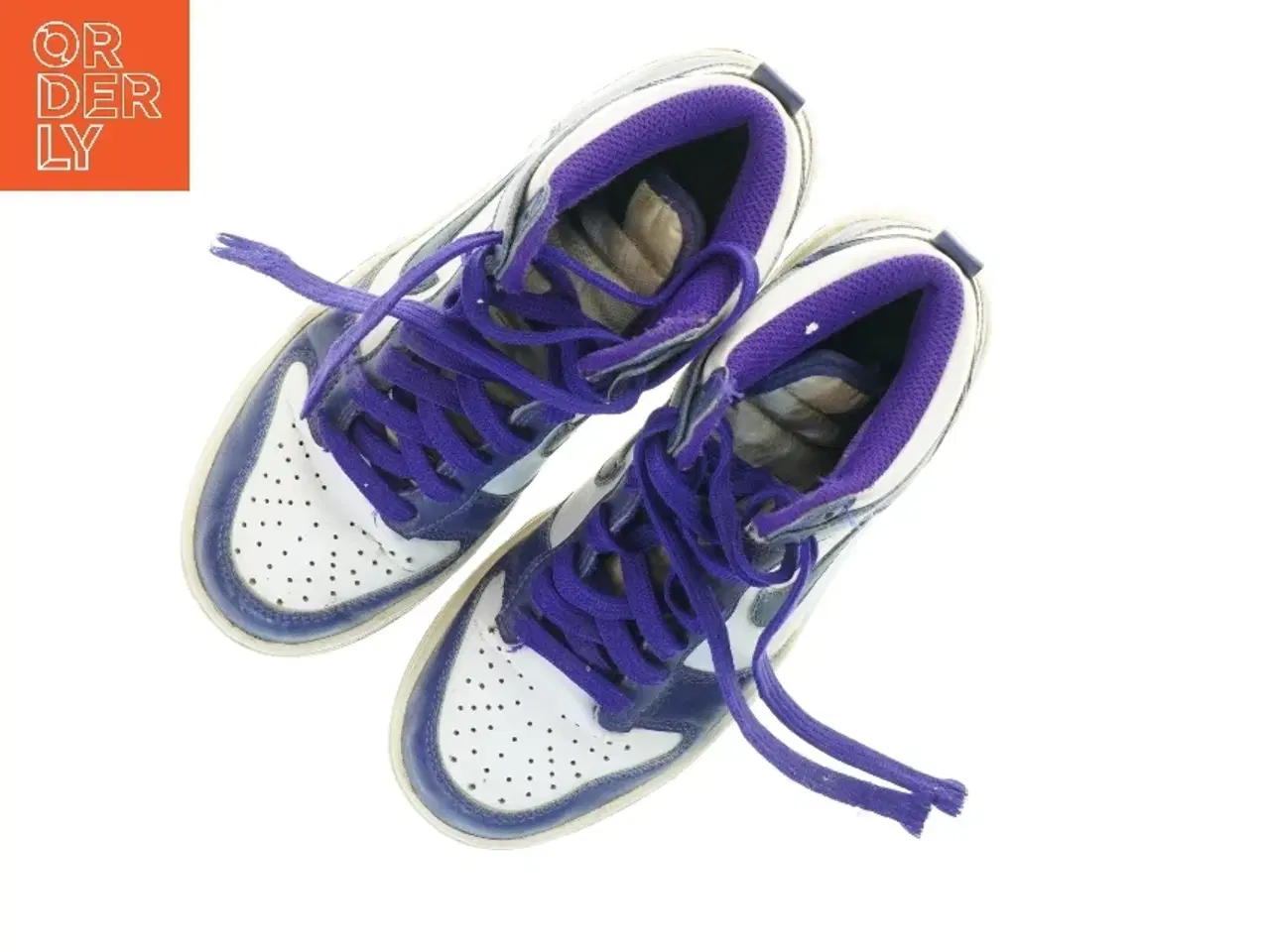 Billede 5 - Nike sko blå og hvide (str. 35,5 )