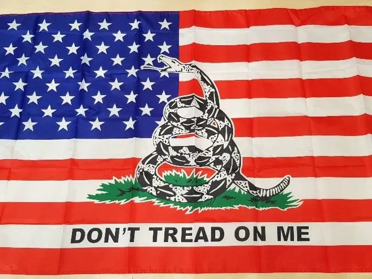 Billede 1 - USA flag med slange