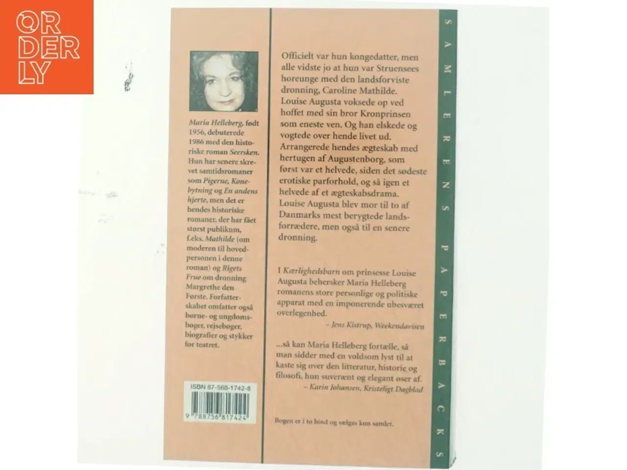 Billede 3 - Kærlighedsbarn : roman. Bind 1 af Maria Helleberg (Bog)