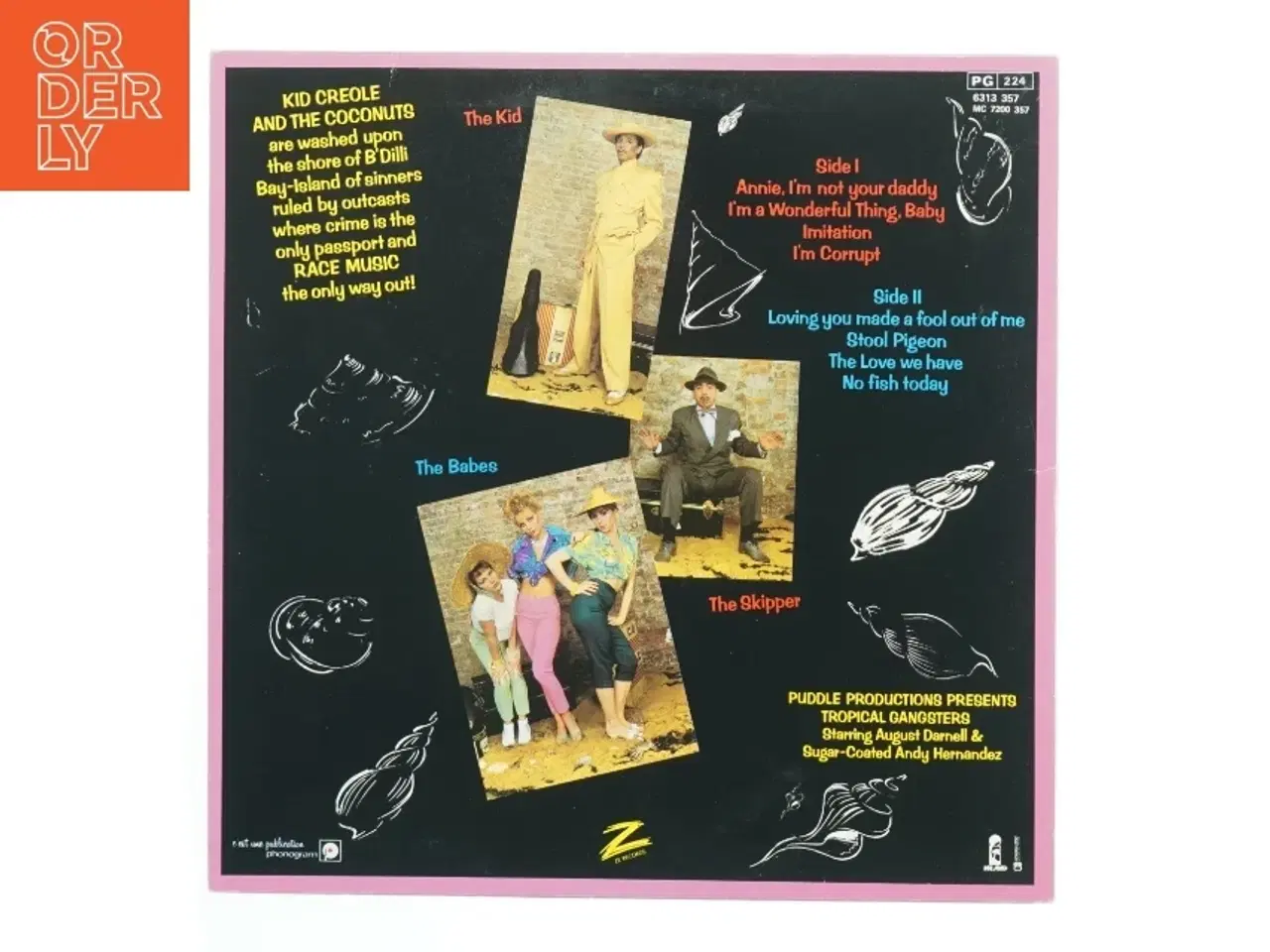 Billede 2 - Kid Creole & The Coconuts - Tropical Gangsters vinyl LP