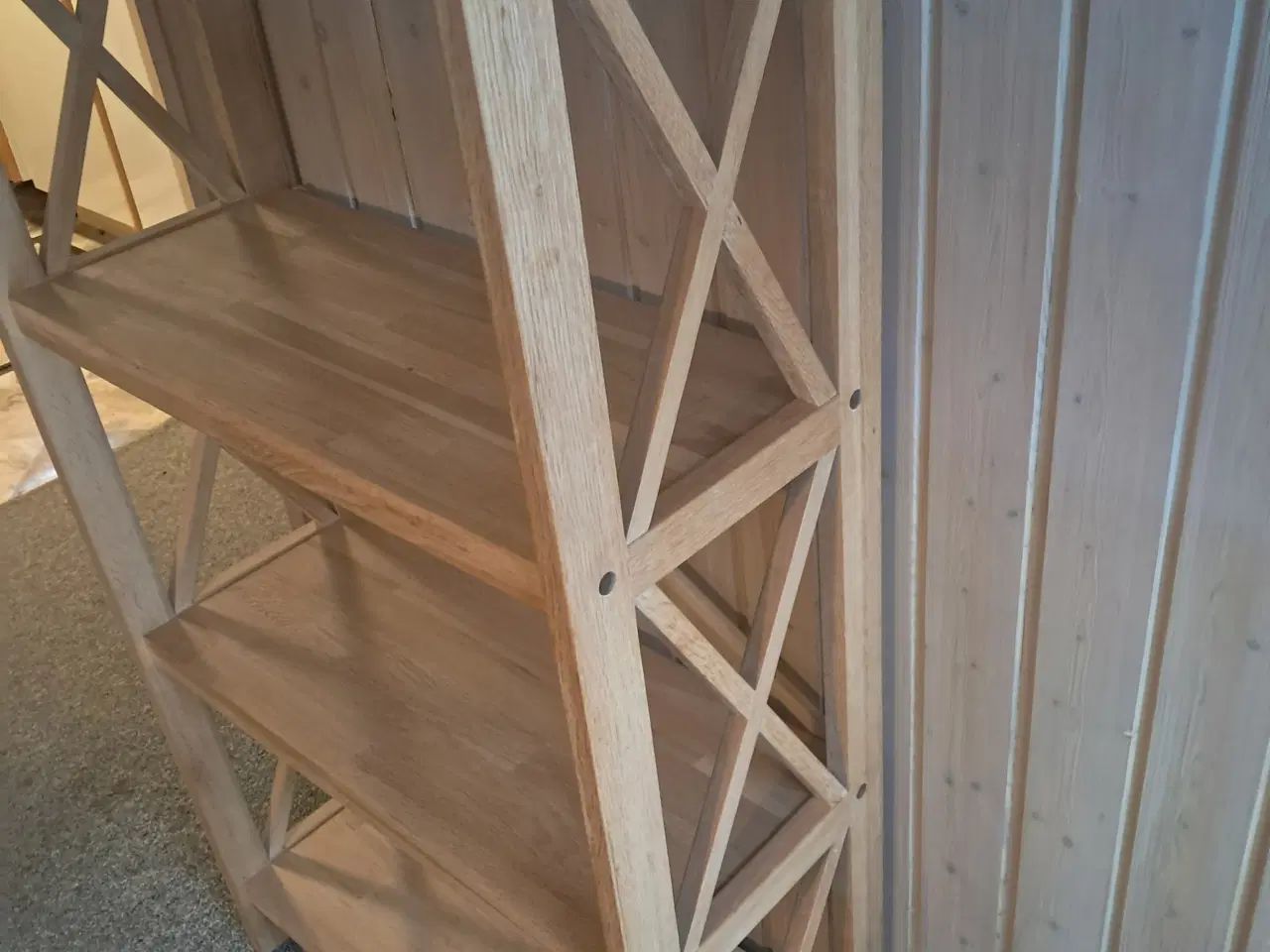 Billede 3 - KØBES: Stigereol i massiv egetræ