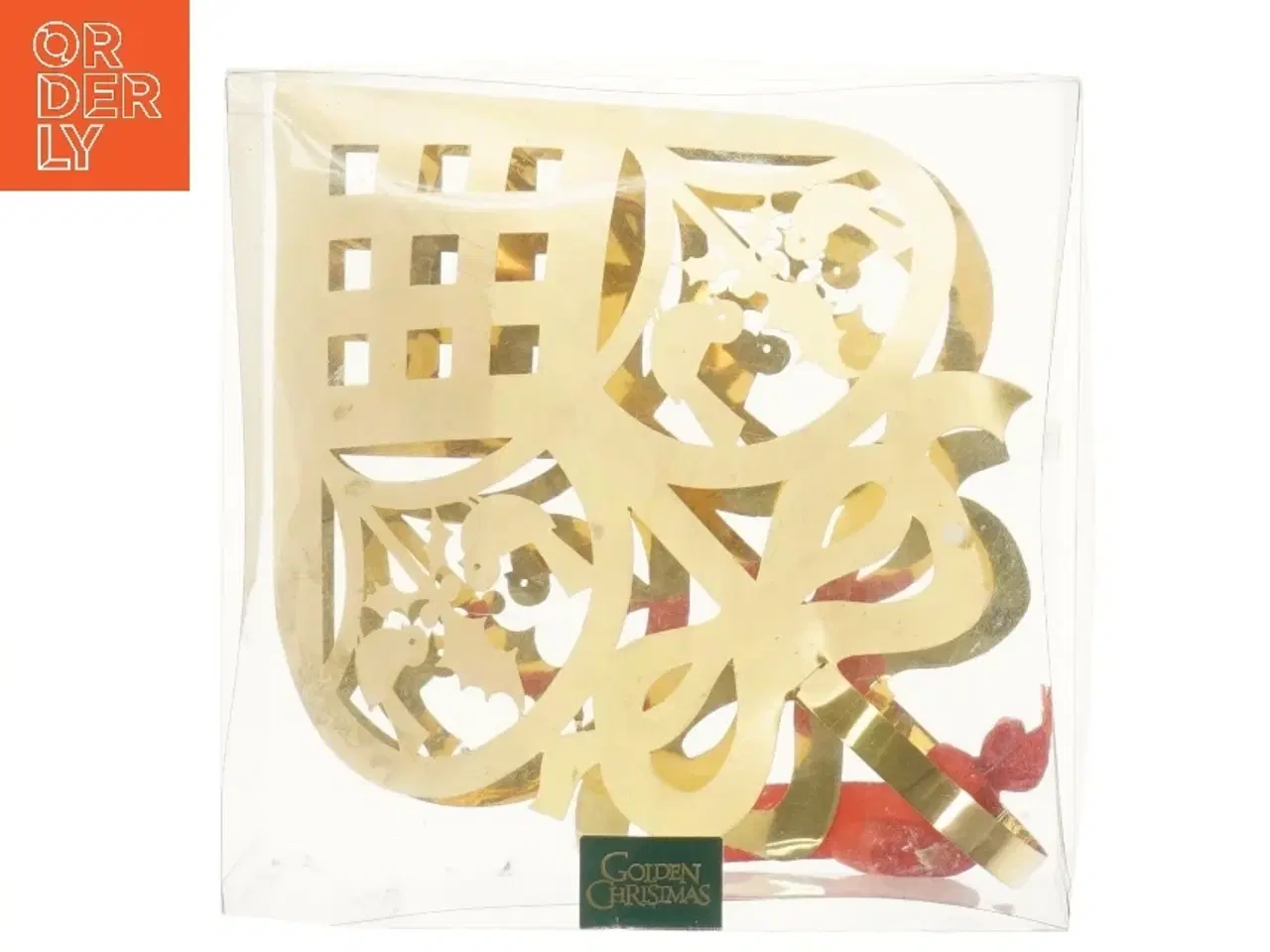 Billede 2 - Julepynt i messing fra Golden Christmas (str. 21x22x10 cm)