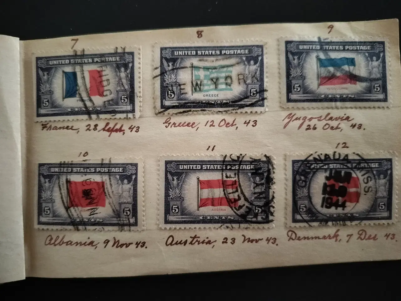 Billede 2 - Frimærker fra ww2