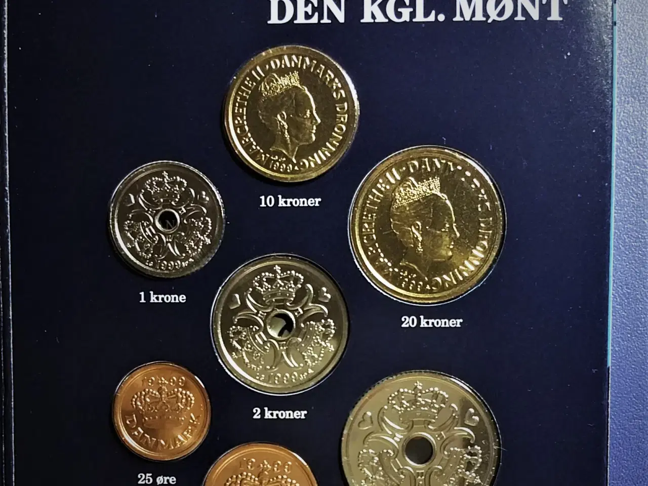 Billede 1 - DET KGL MØNTSÆT 1998  Margrethe II TOP Stand! 