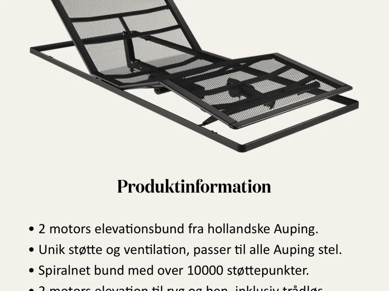 Billede 1 - Auping sengebunde