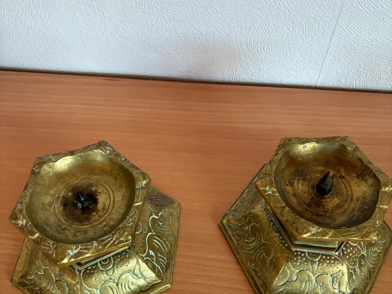 Billede 2 - Lysestager i messing