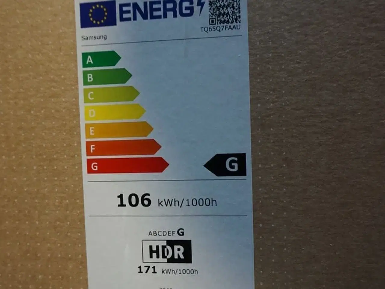 Billede 4 - Samsung 65" QLED TQ7FA 4K Smart TV