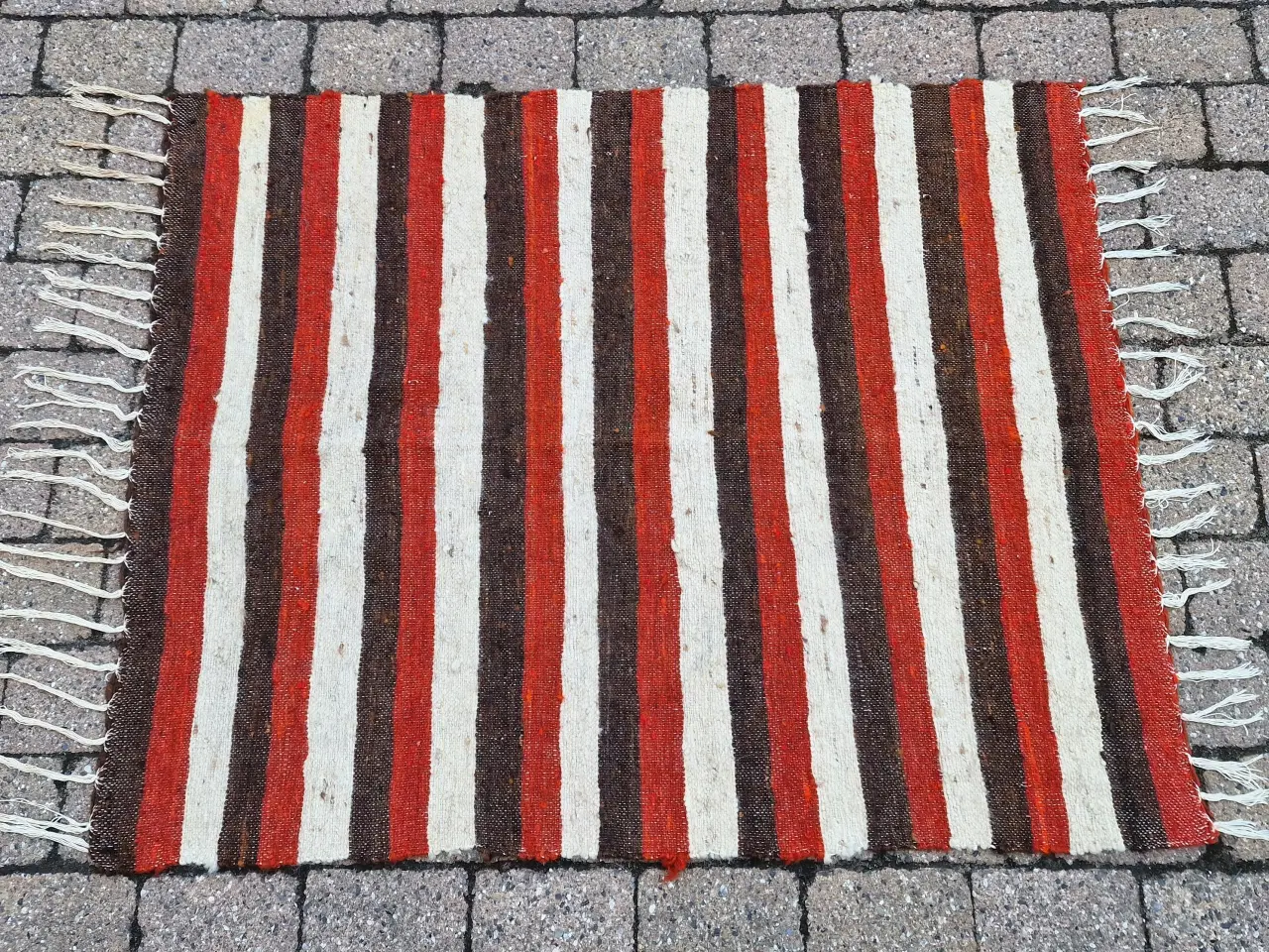 Billede 4 - Sød lille vintage kelim tæppe.