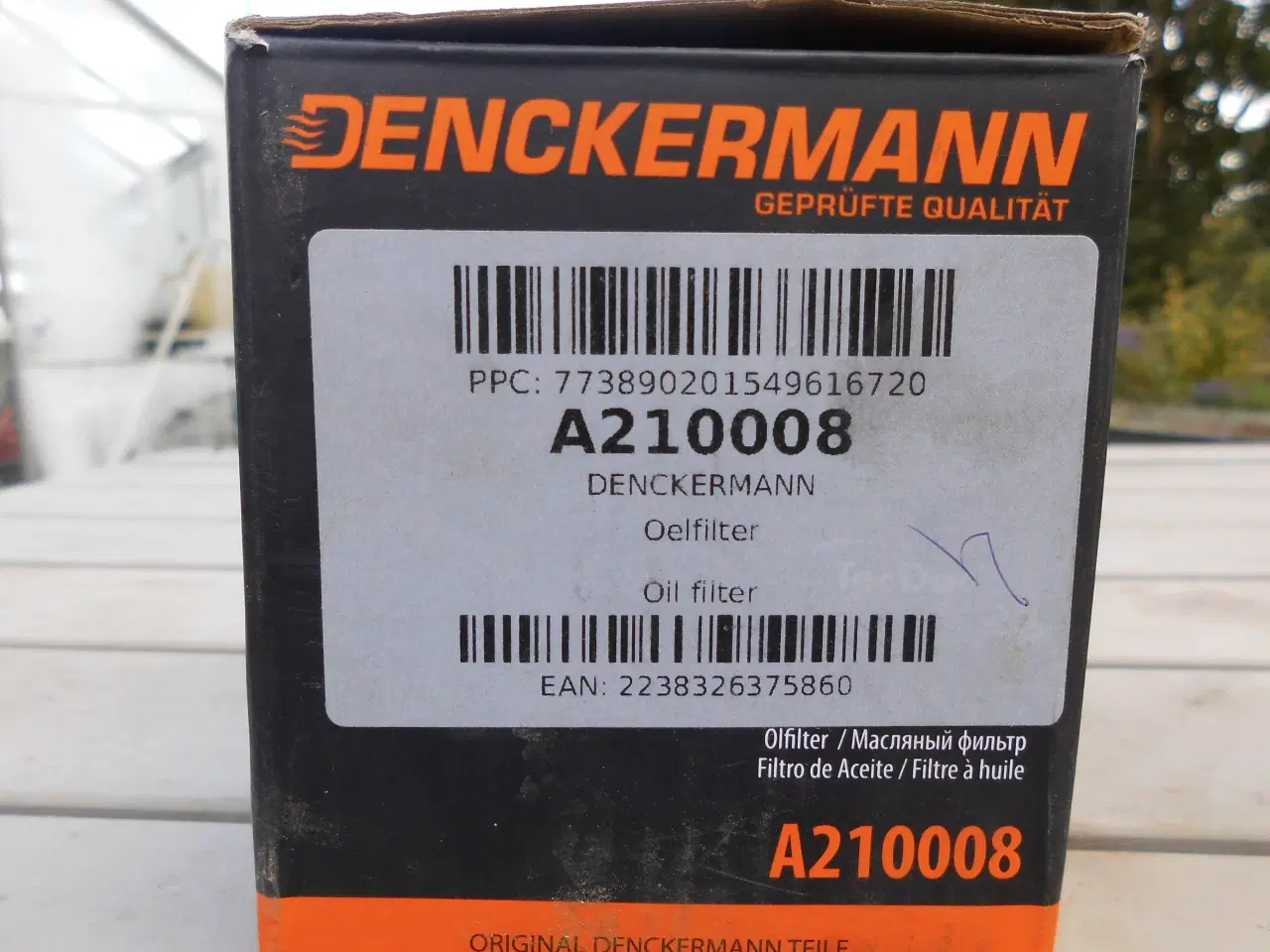 Billede 1 - oliefilter denckermann