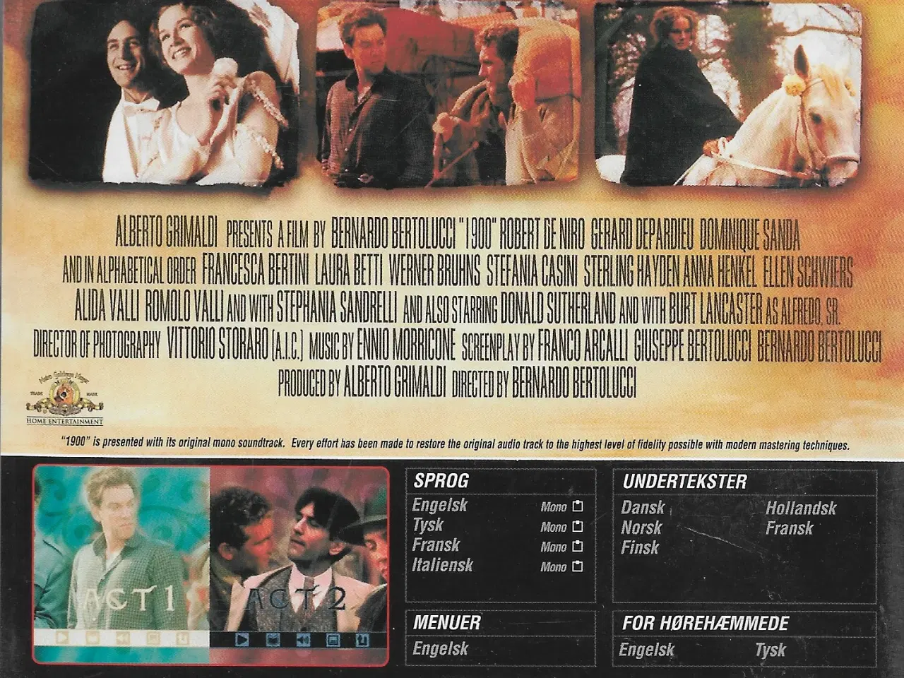 Billede 2 - 1900 Bernardo Bertolucci - NY i folie