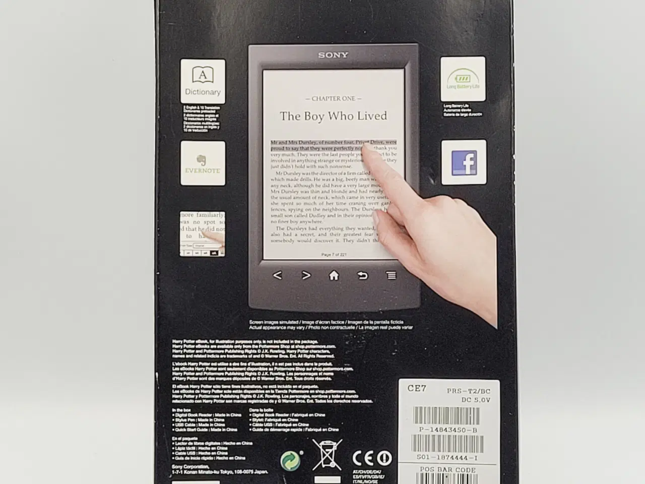 Billede 7 - ⭐️: Sony Reader (PRS-T2) – Komplet i original kass